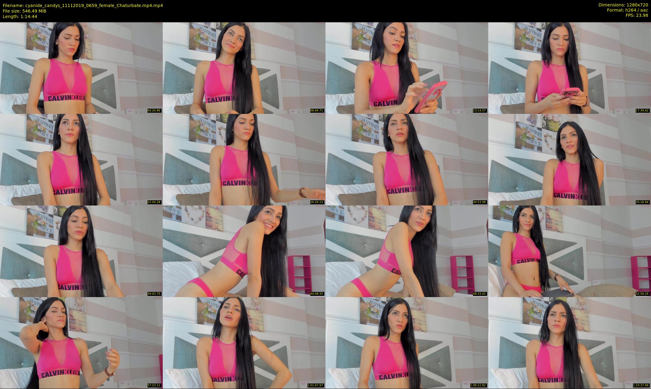 cyanide_candys — 75 minute Chaturbate female cam show recording, 720p, Nov 11, 2019