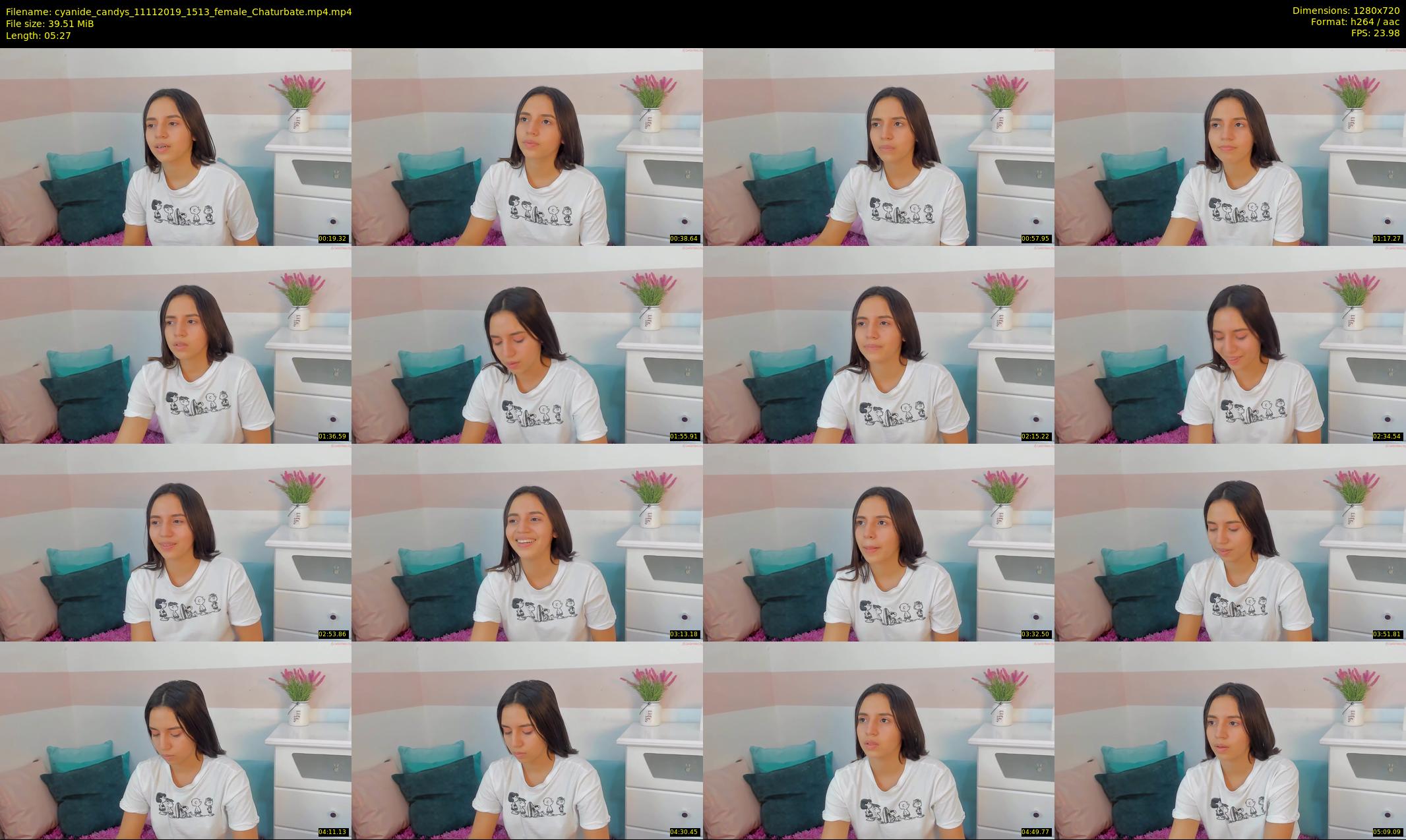 cyanide_candys — 6 minute Chaturbate female cam show recording, 720p, Nov 11, 2019