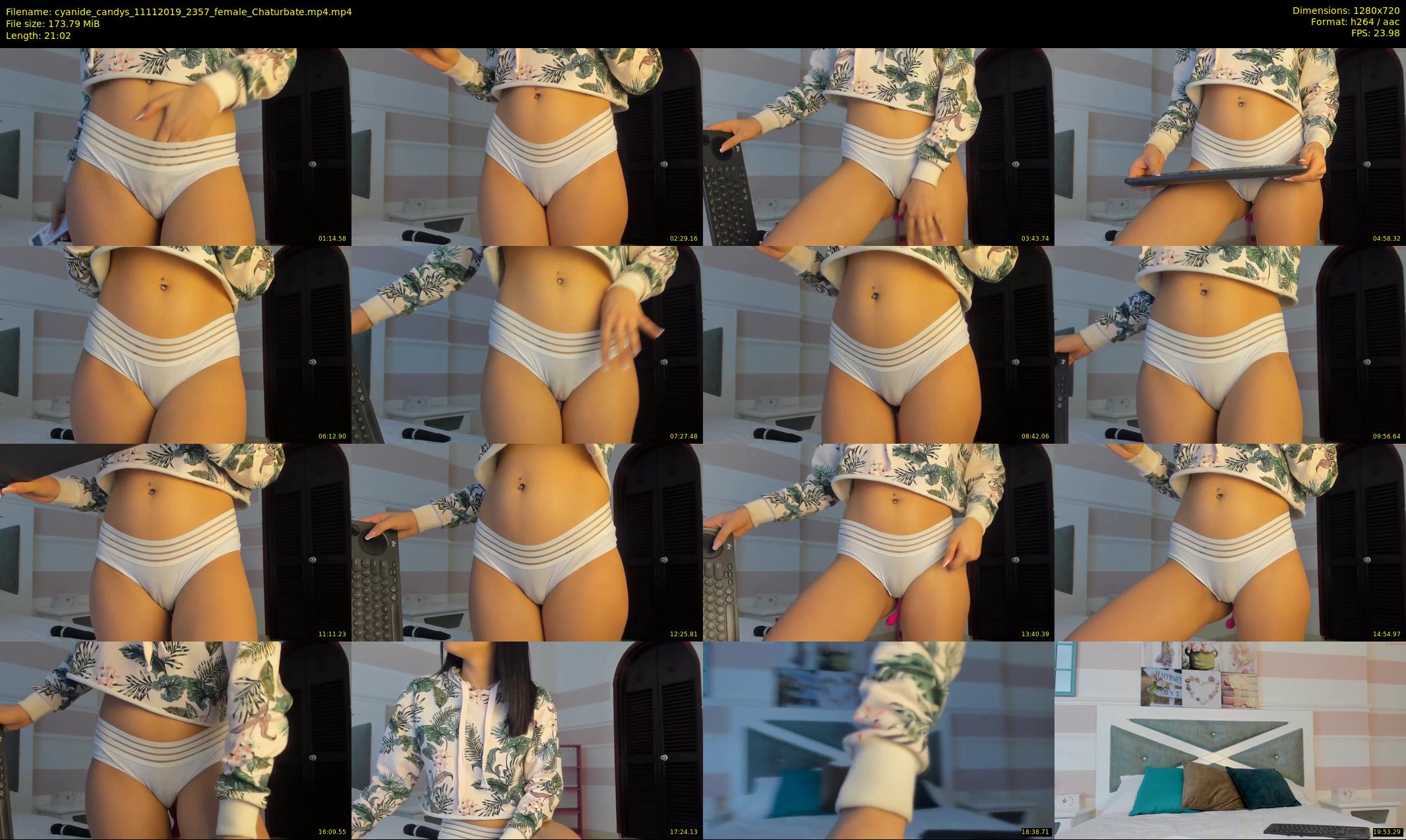 cyanide_candys — 22 minute Chaturbate female cam show recording, 720p, Nov 11, 2019