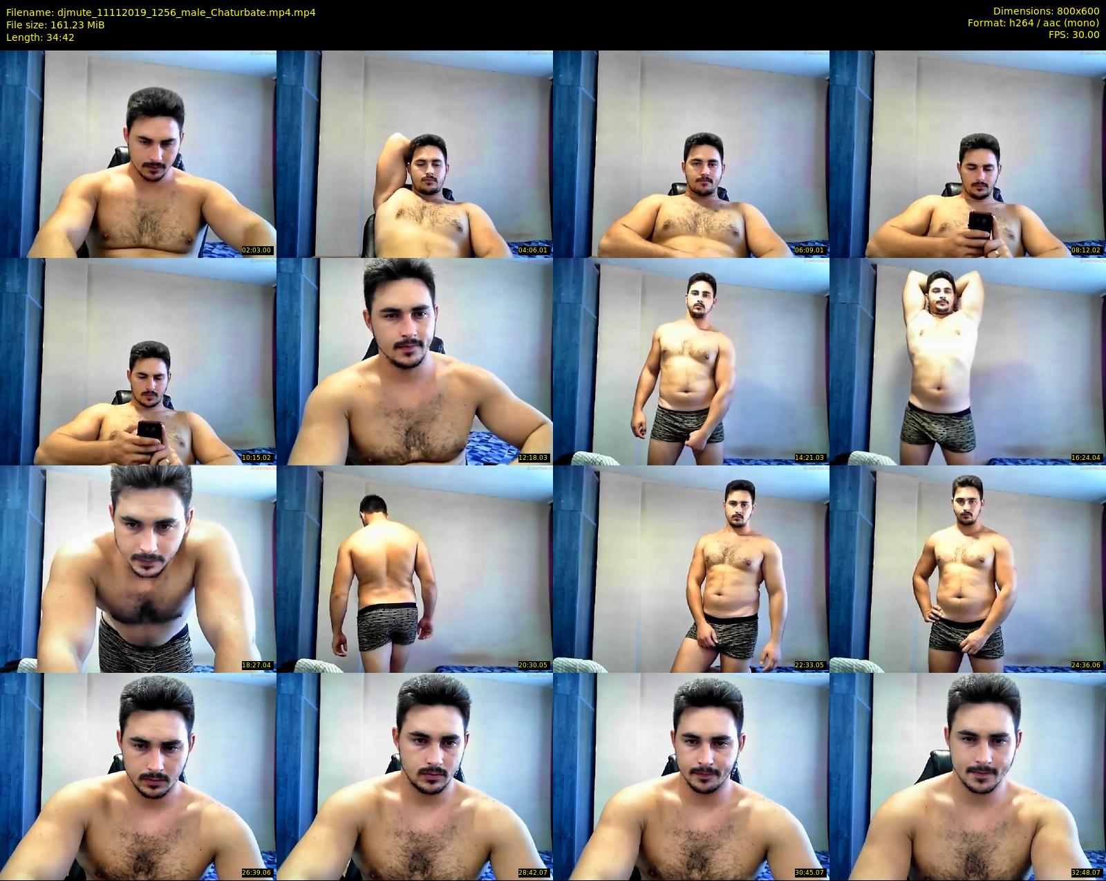 djmute — 35 minute Chaturbate male cam show recording, 480p, Nov 11, 2019