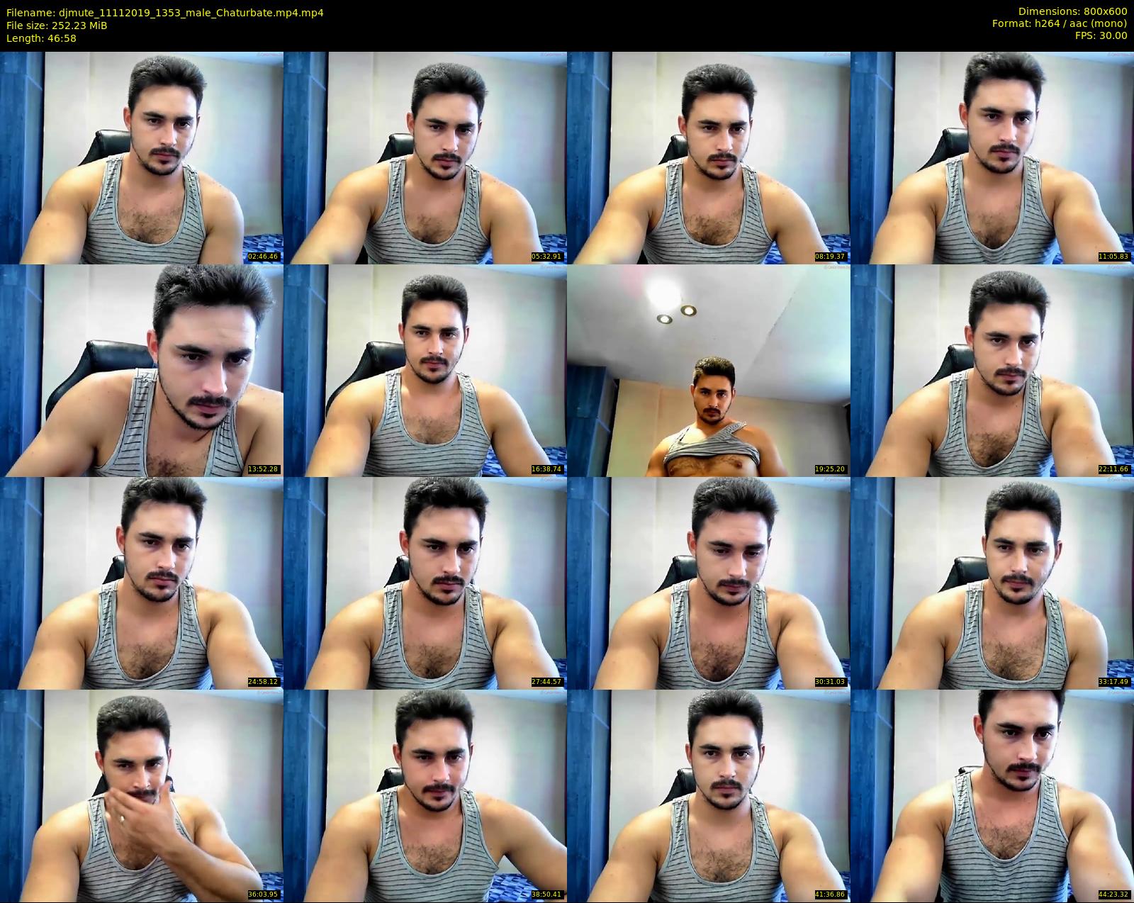 djmute — 47 minute Chaturbate male cam show recording, 480p, Nov 11, 2019