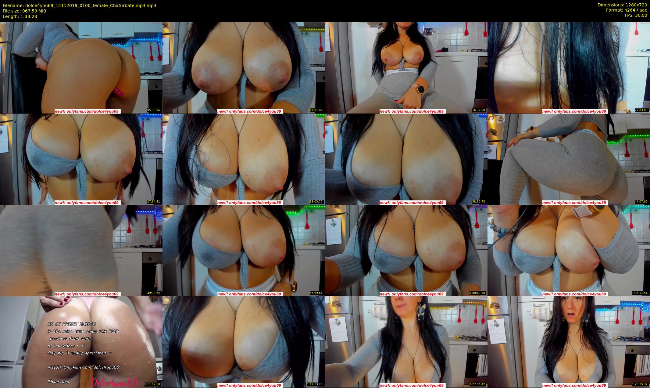 dolce4you69 — 94 minute Chaturbate female cam show recording, 720p, Nov 12, 2019