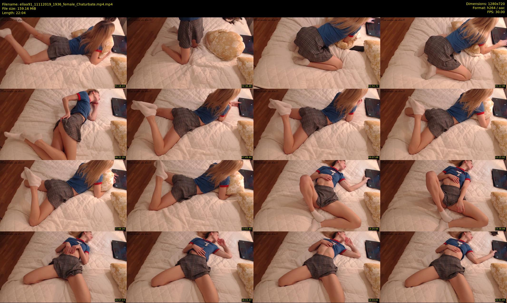 ellaa91 — 23 minute Chaturbate female cam show recording, 720p, Nov 11, 2019
