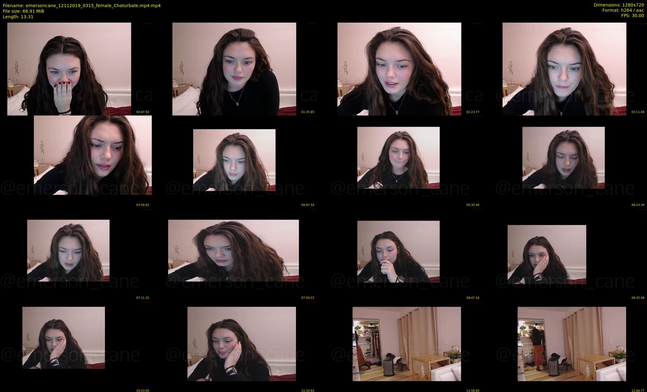 emersoncane — 14 minute Chaturbate female cam show recording, 720p, Nov 12, 2019