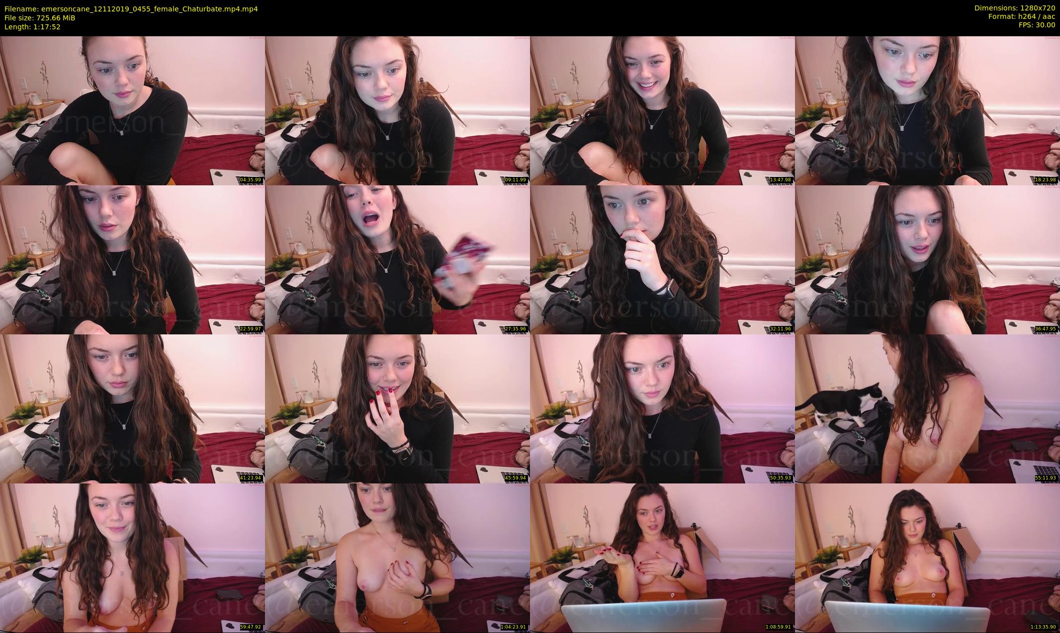 emersoncane — 78 minute Chaturbate female cam show recording, 720p, Nov 12, 2019