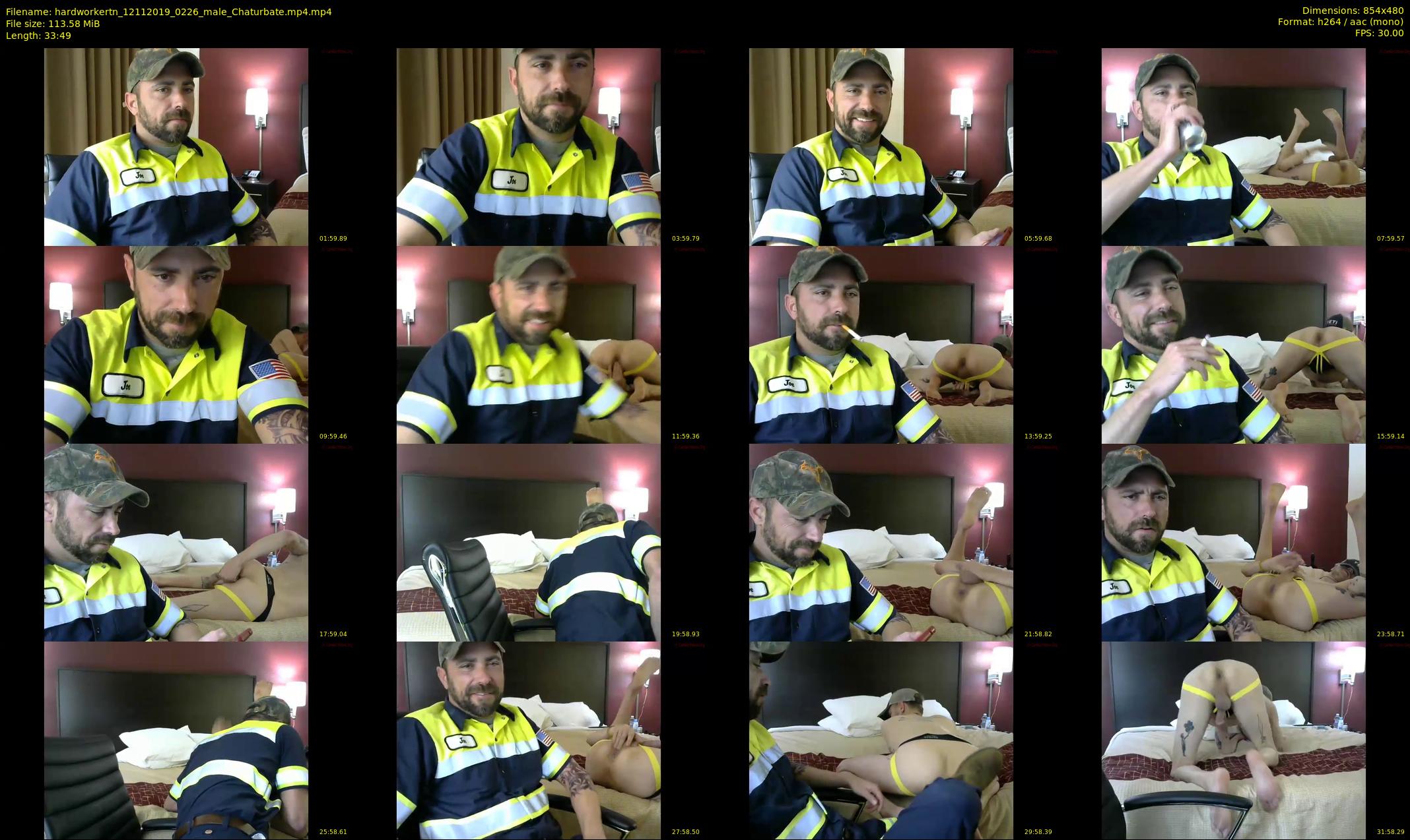 hardworkertn — 34 minute Chaturbate male cam show recording, 480p, Nov 12, 2019