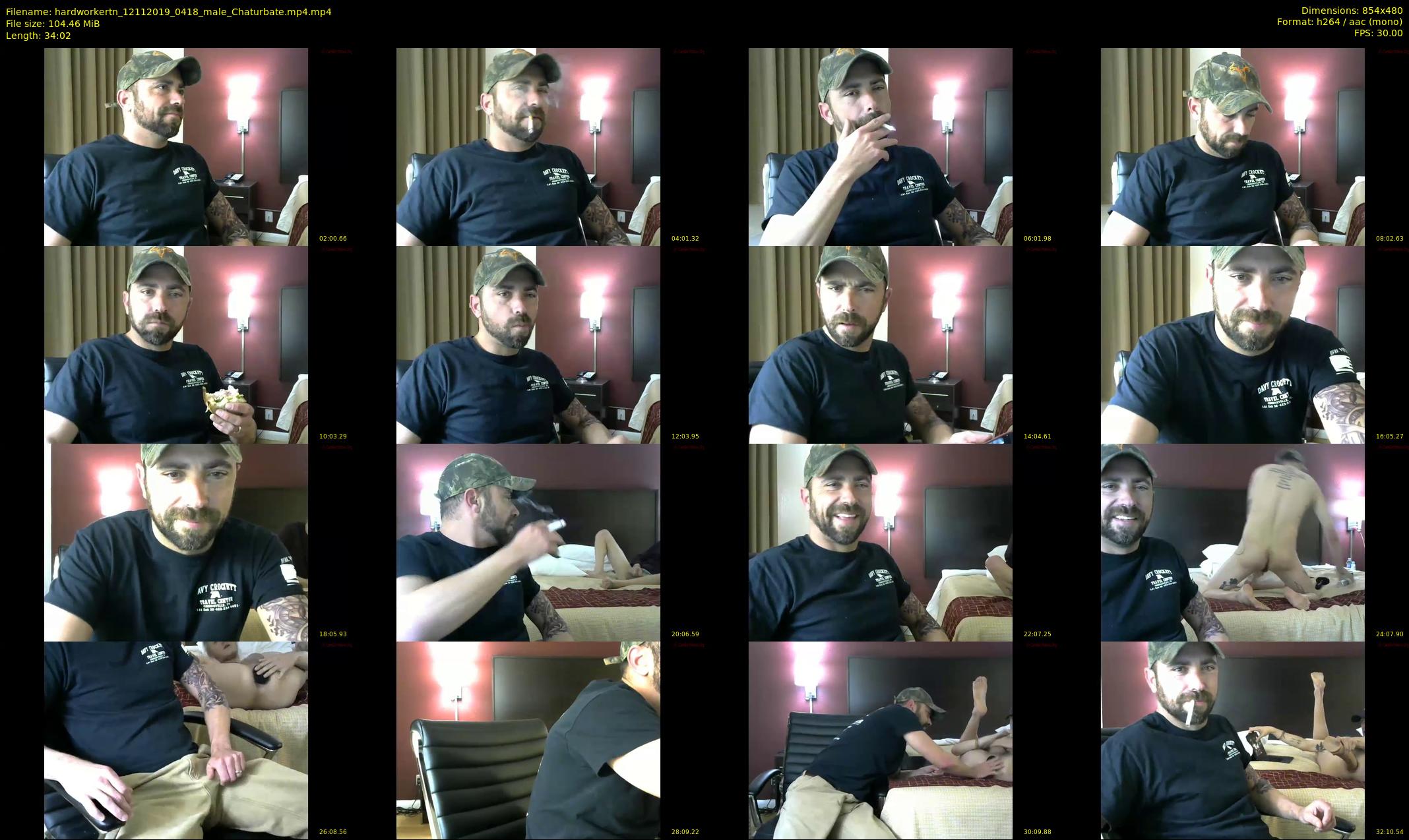 hardworkertn — 35 minute Chaturbate male cam show recording, 480p, Nov 12, 2019