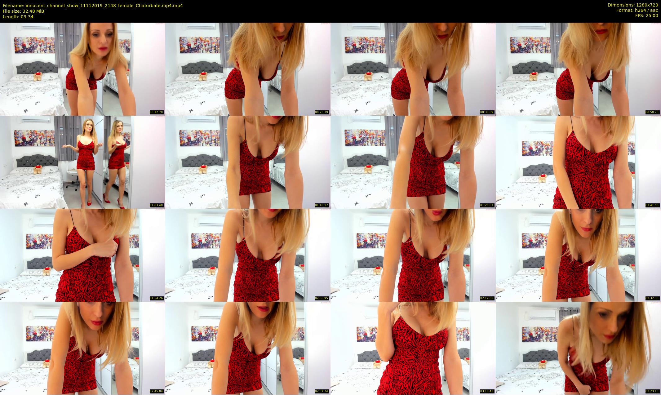 innocent_channel_show — 4 minute Chaturbate female cam show recording, 720p, Nov 11, 2019