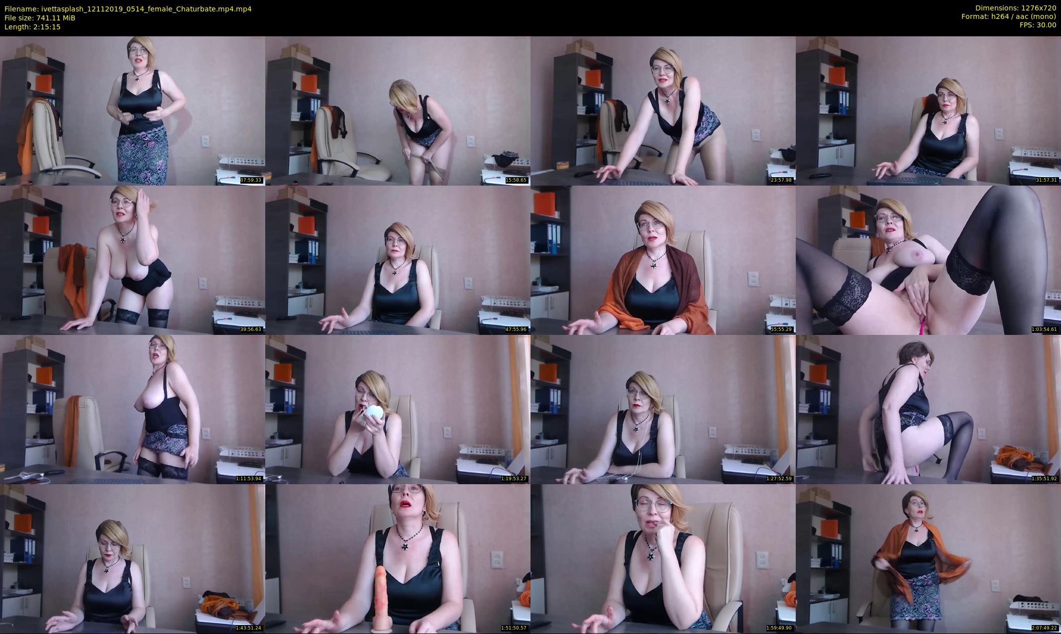 ivettasplash — 136 minute Chaturbate female cam show recording, 720p, Nov 12, 2019