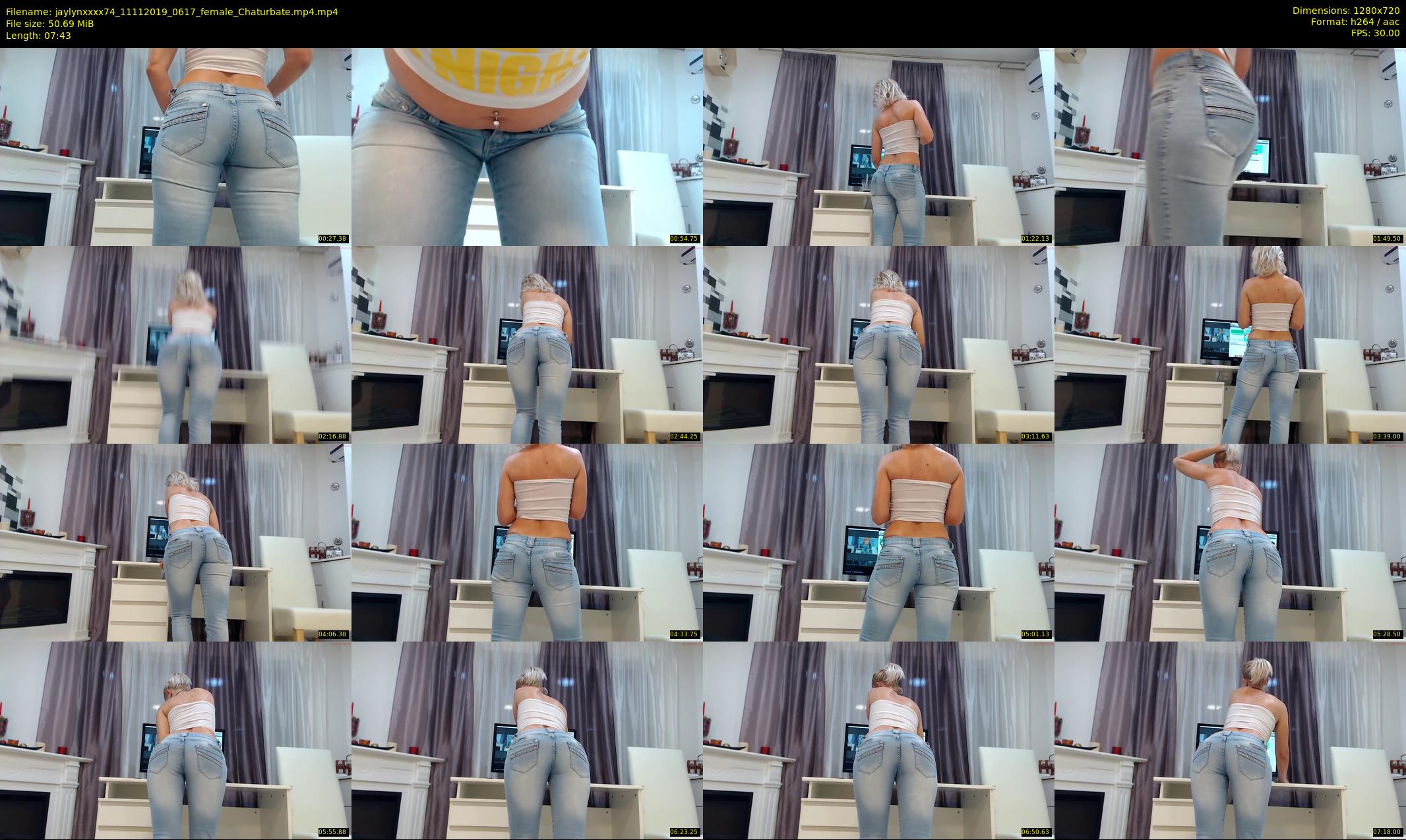 jaylynxxxx74 — 8 minute Chaturbate female cam show recording, 720p, Nov 11, 2019