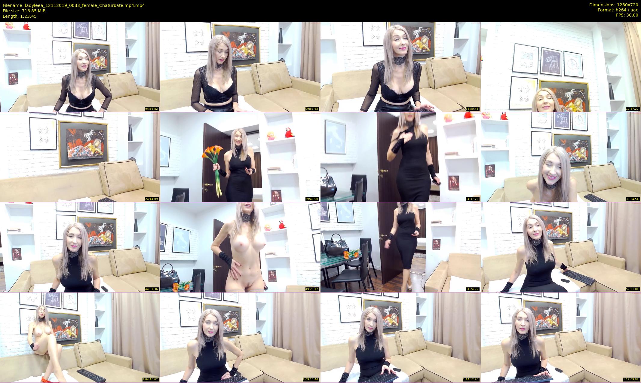 ladyleea — 84 minute Chaturbate female cam show recording, 720p, Nov 12, 2019
