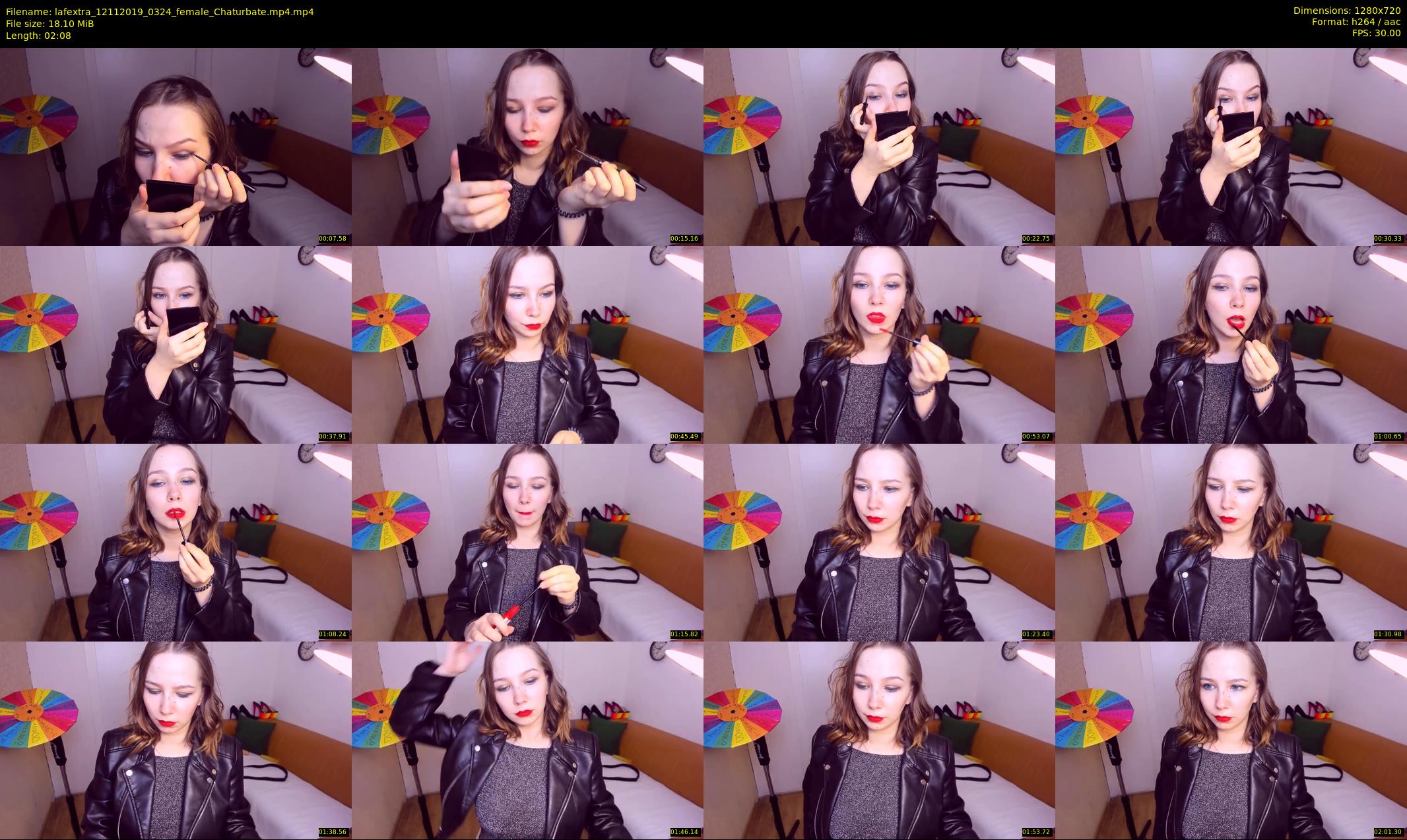 lafextra — 3 minute Chaturbate female cam show recording, 720p, Nov 12, 2019