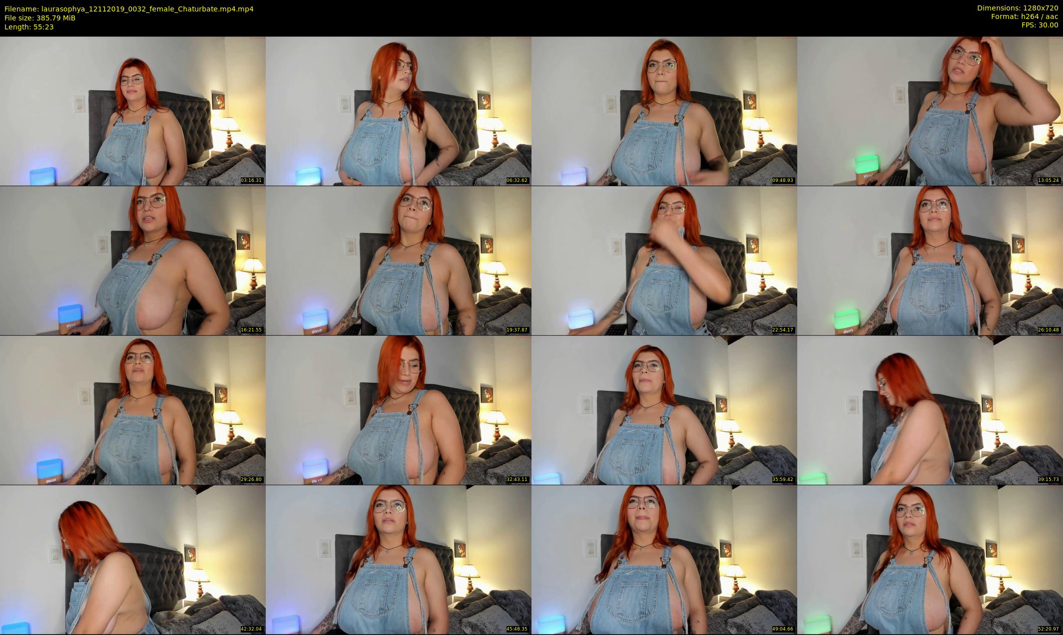 laurasophya — 56 minute Chaturbate female cam show recording, 720p, Nov 12, 2019