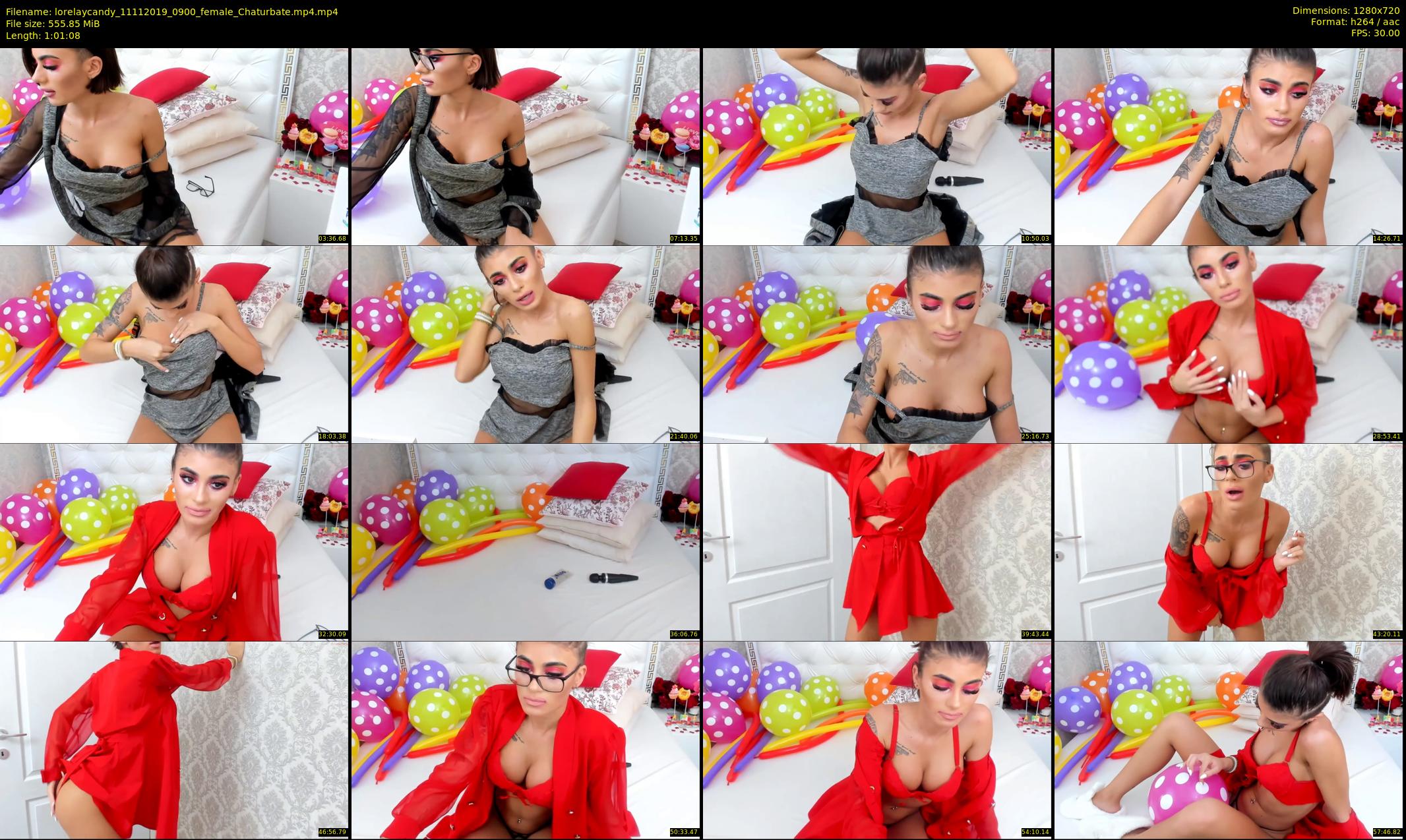 lorelaycandy — 62 minute Chaturbate female cam show recording, 720p, Nov 11, 2019