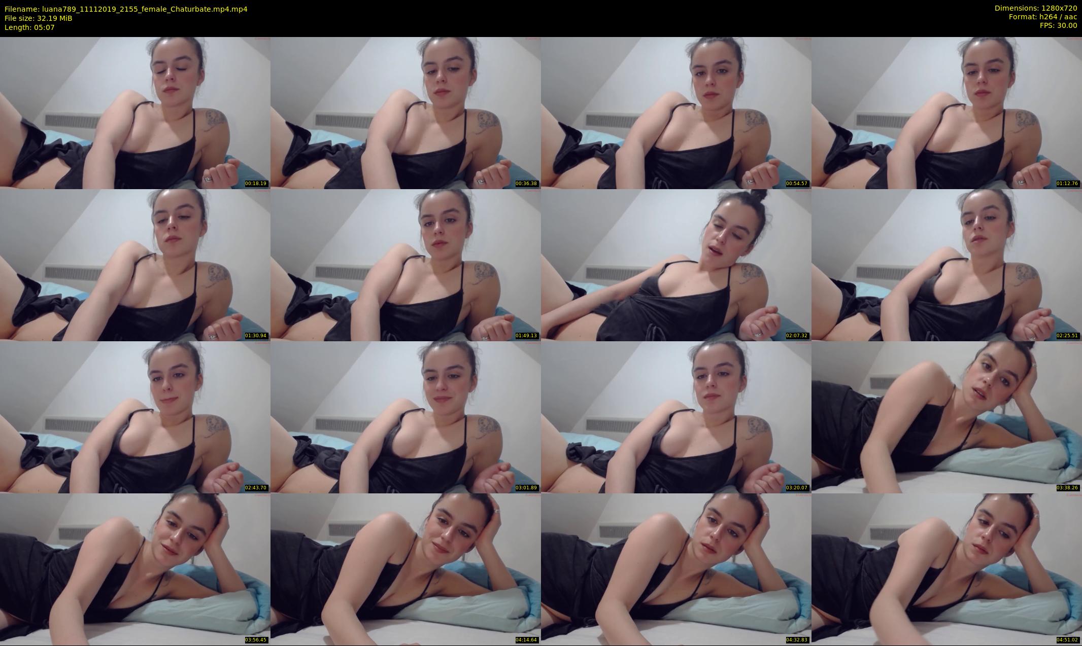 luana789 — 6 minute Chaturbate female cam show recording, 720p, Nov 11, 2019