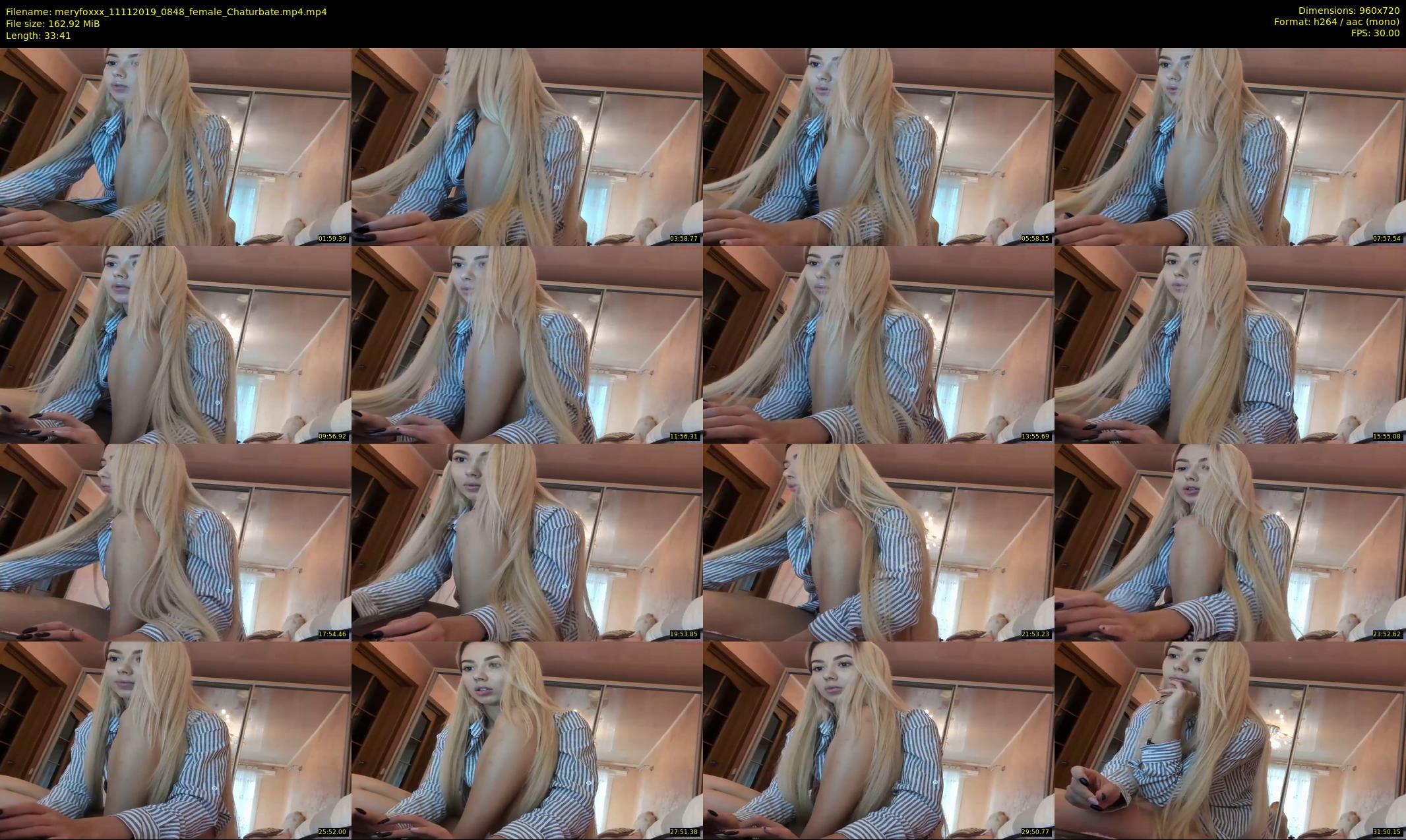 meryfoxxx — 34 minute Chaturbate female cam show recording, 720p, Nov 11, 2019