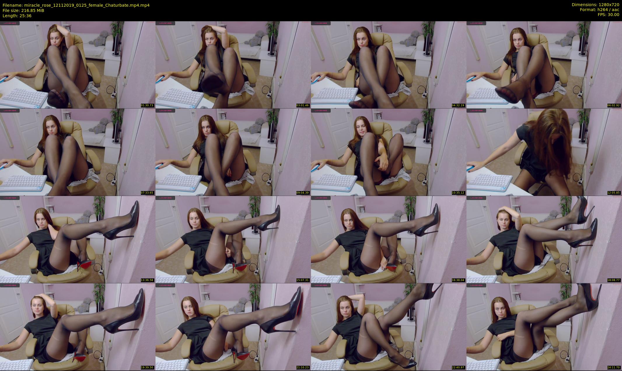 miracle_rose — 26 minute Chaturbate female cam show recording, 720p, Nov 12, 2019