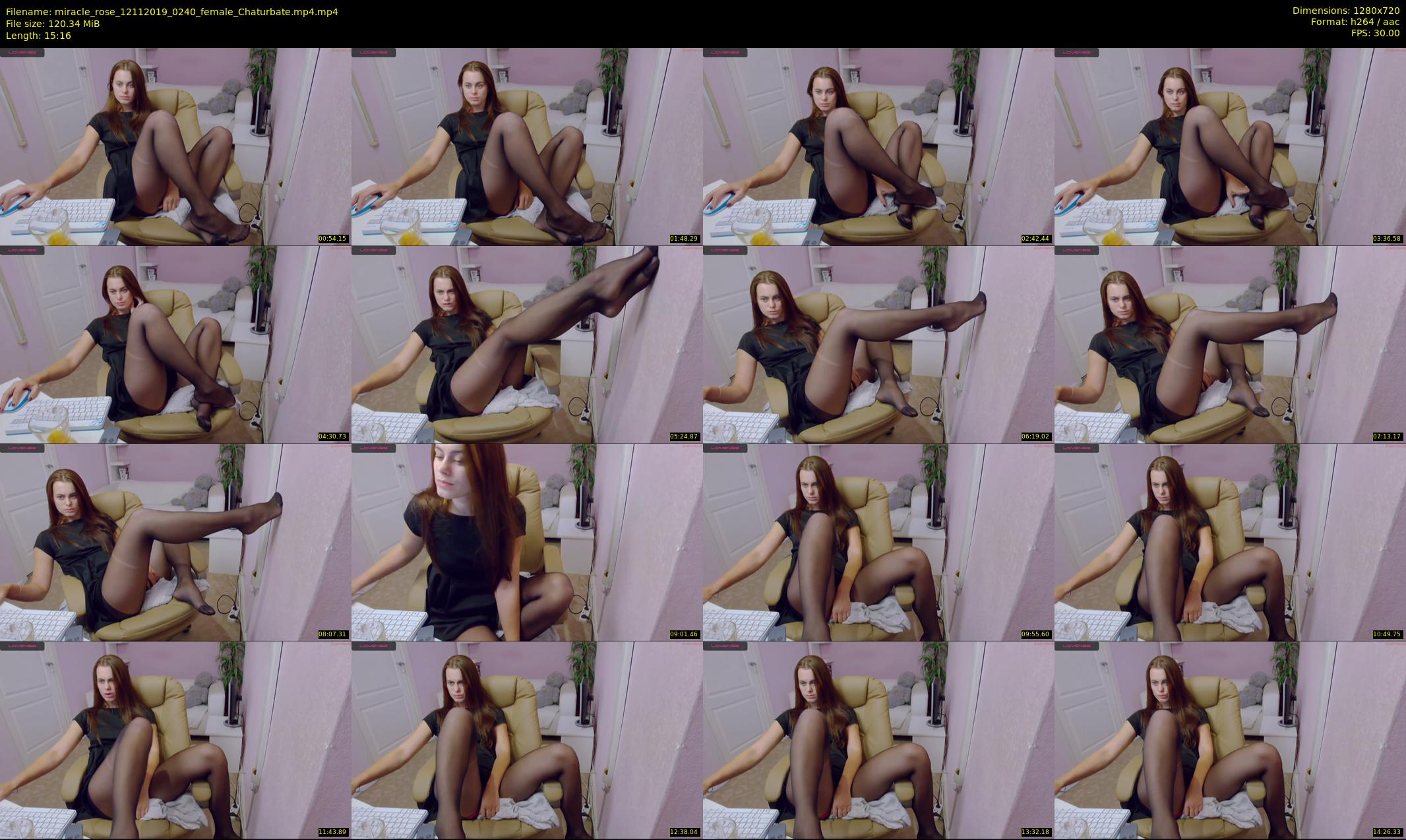 miracle_rose — 16 minute Chaturbate female cam show recording, 720p, Nov 12, 2019