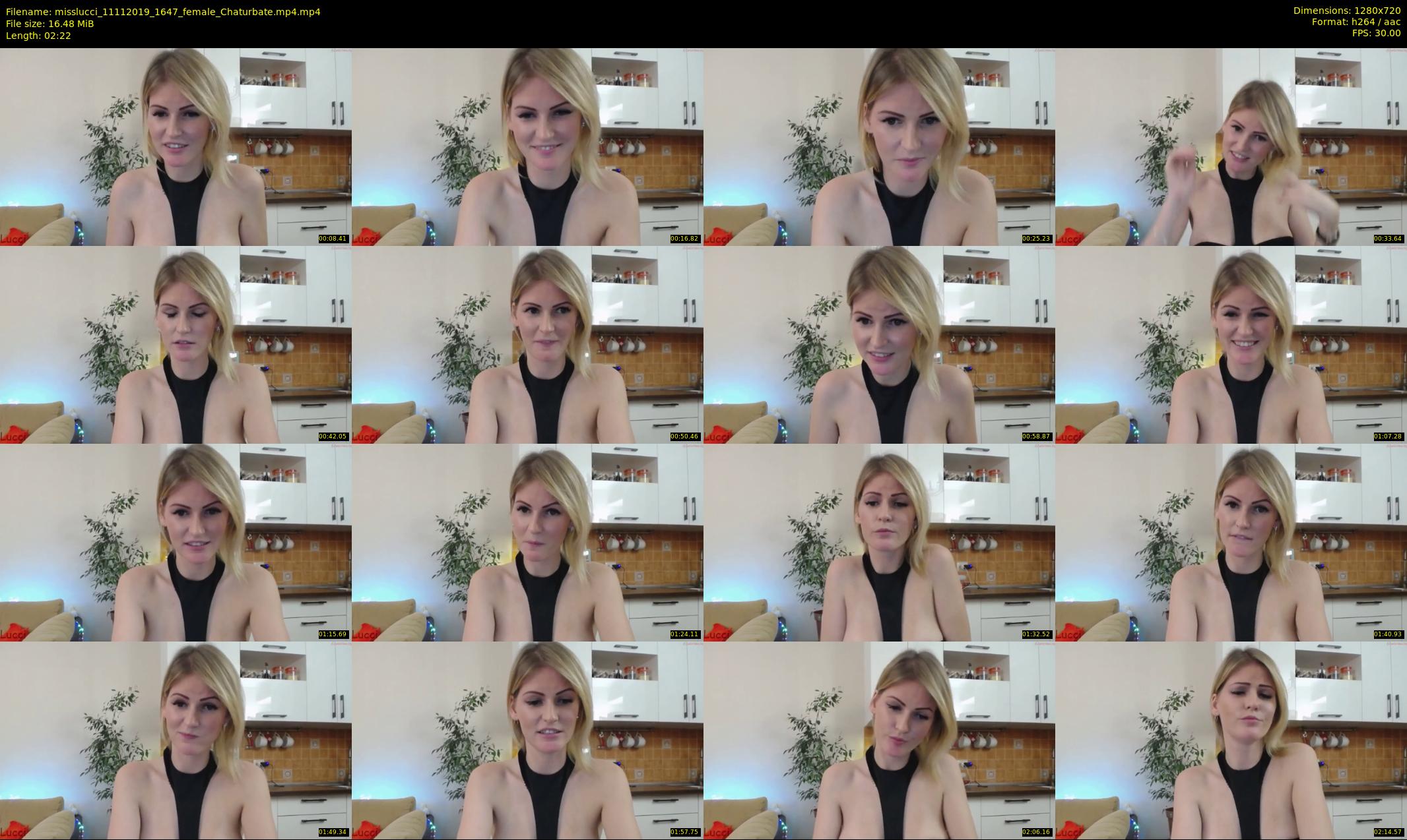 misslucci — 3 minute Chaturbate female cam show recording, 720p, Nov 11, 2019