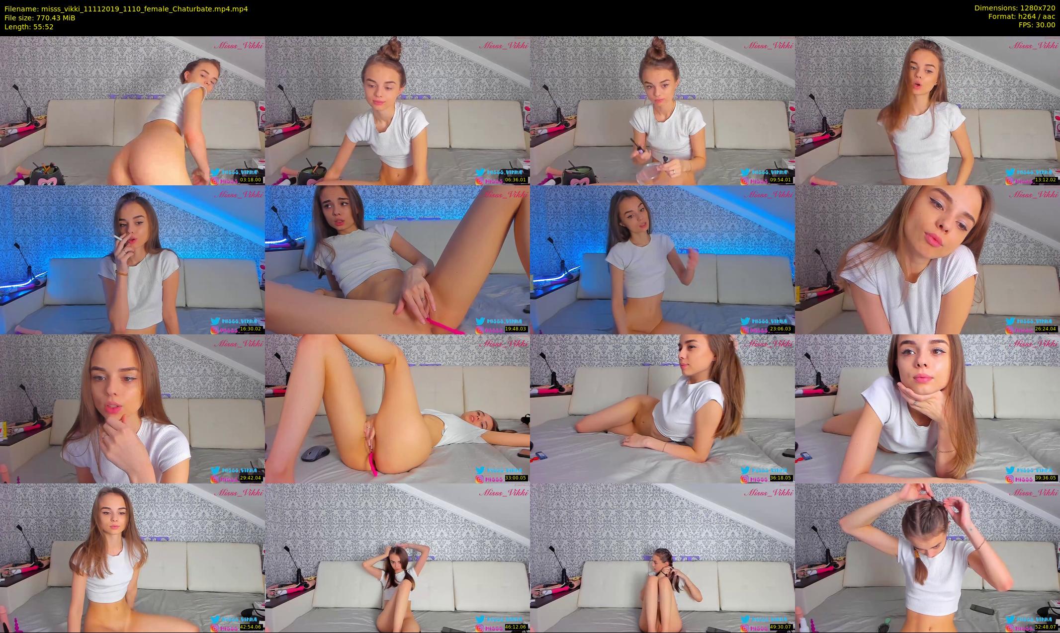misss_vikki — 56 minute Chaturbate female cam show recording, 720p, Nov 11, 2019