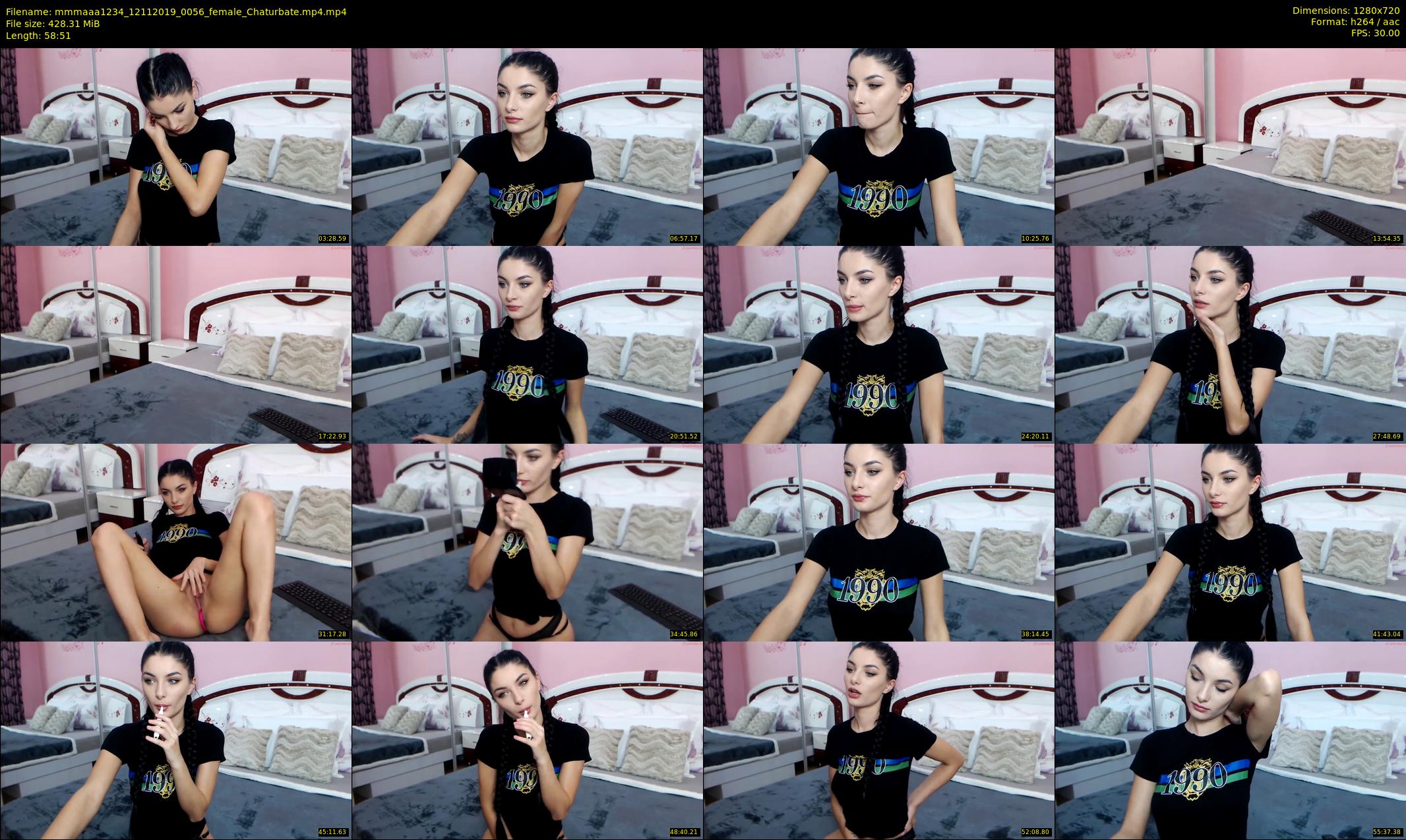 mmmaaa1234 — 59 minute Chaturbate female cam show recording, 720p, Nov 12, 2019