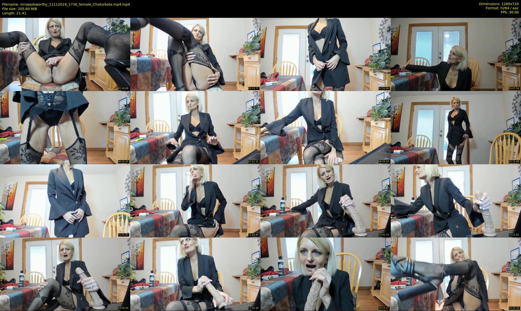 mrswadsworthy — 22 minute Chaturbate female cam show recording, 720p, Nov 11, 2019