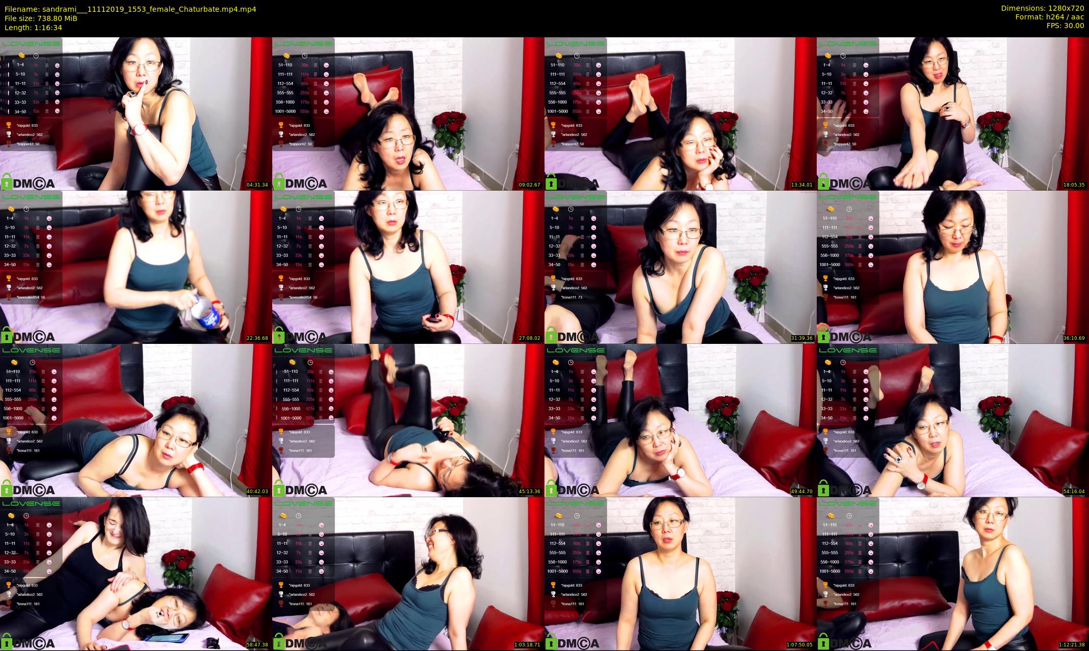 sandrami__ — 77 minute Chaturbate female cam show recording, 720p, Nov 11, 2019