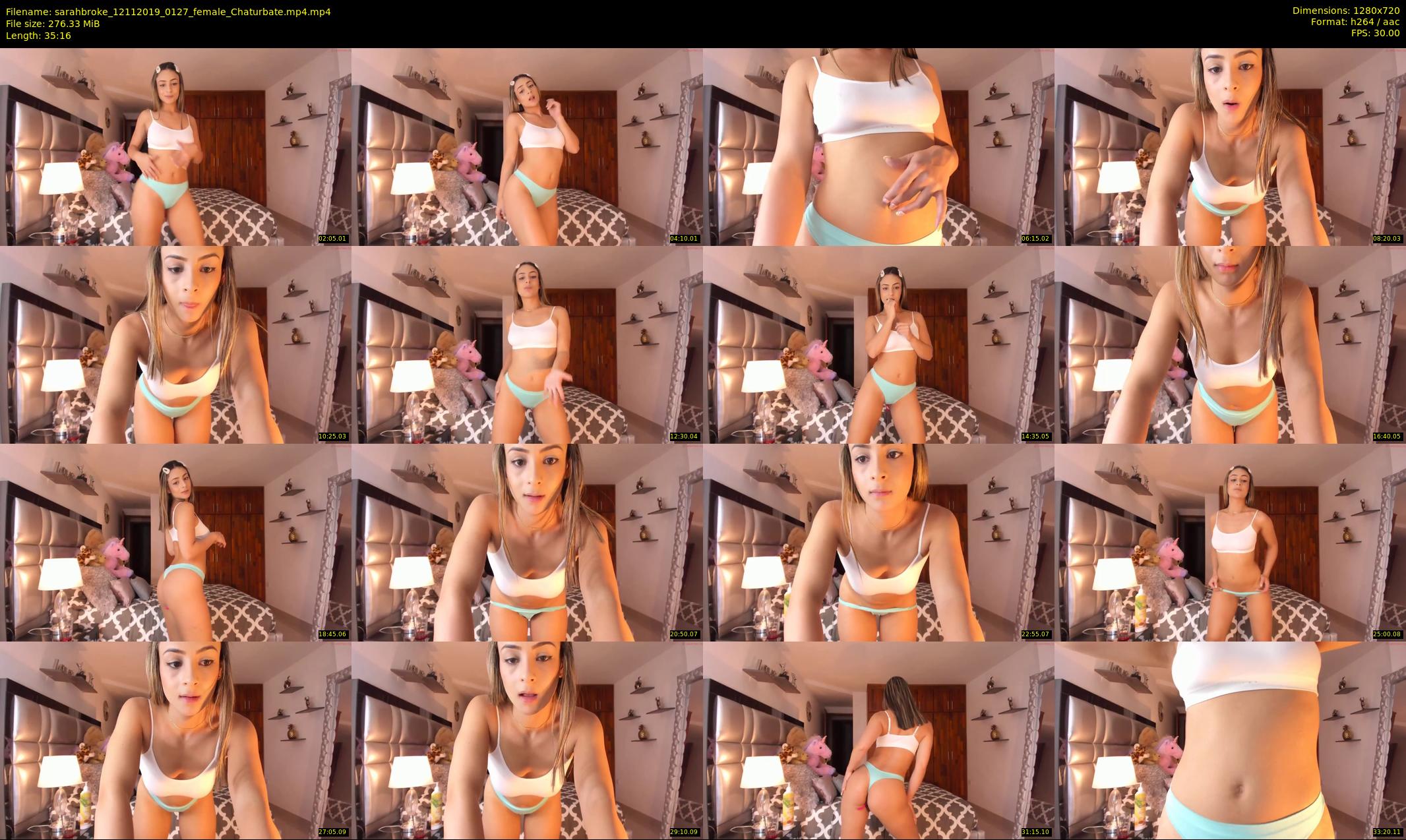 sarahbroke — 36 minute Chaturbate female cam show recording, 720p, Nov 12, 2019