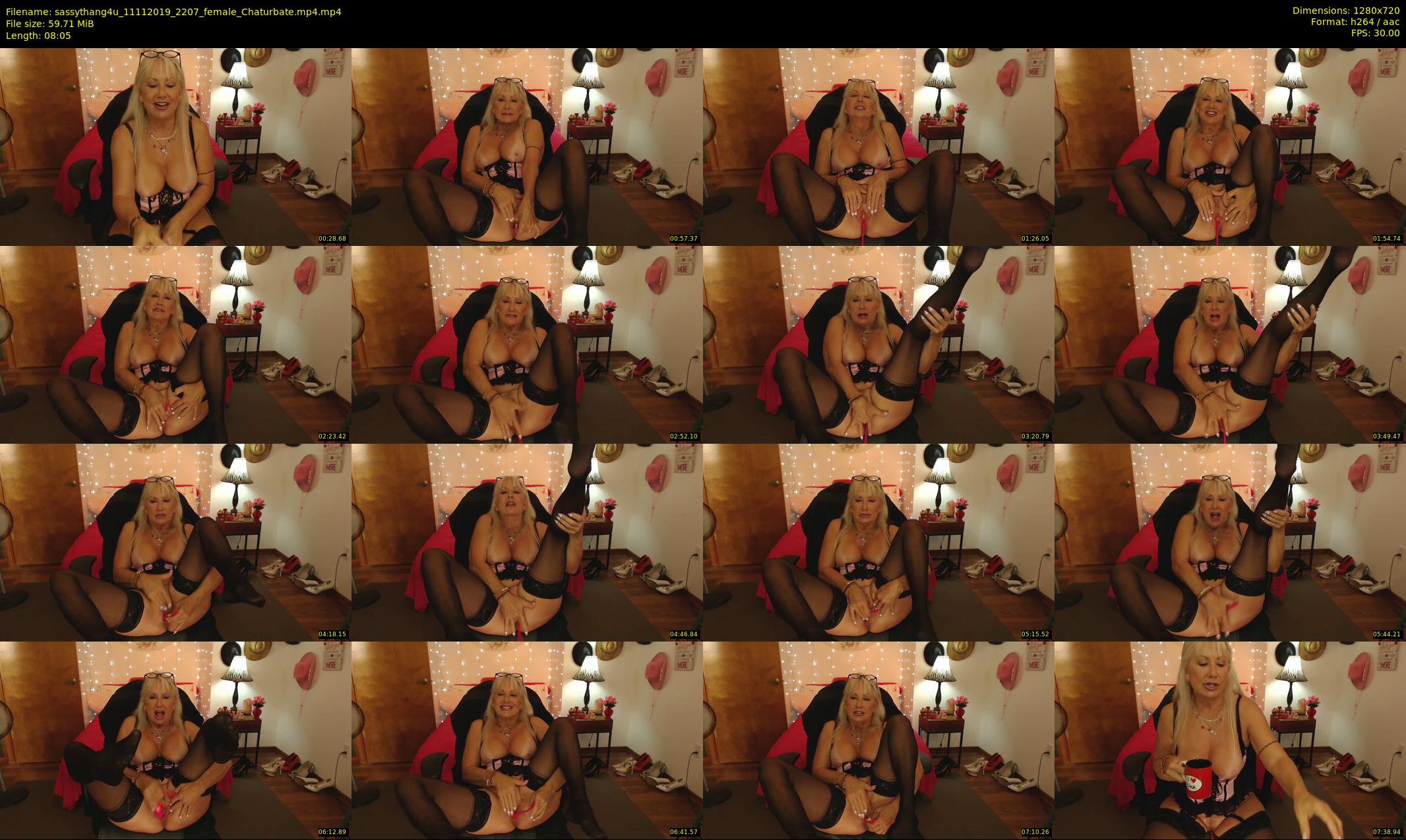 sassythang4u — 9 minute Chaturbate female cam show recording, 720p, Nov 11, 2019