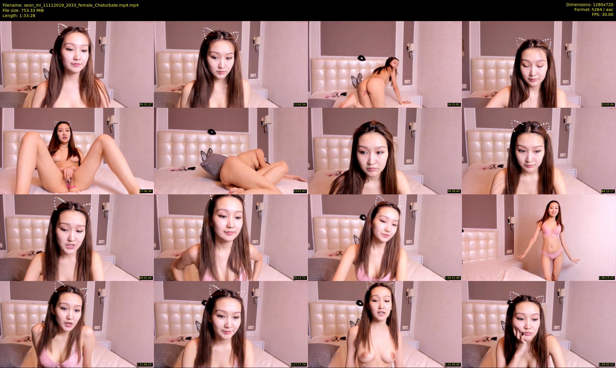 seon_mi — 94 minute Chaturbate female cam show recording, 720p, Nov 11, 2019
