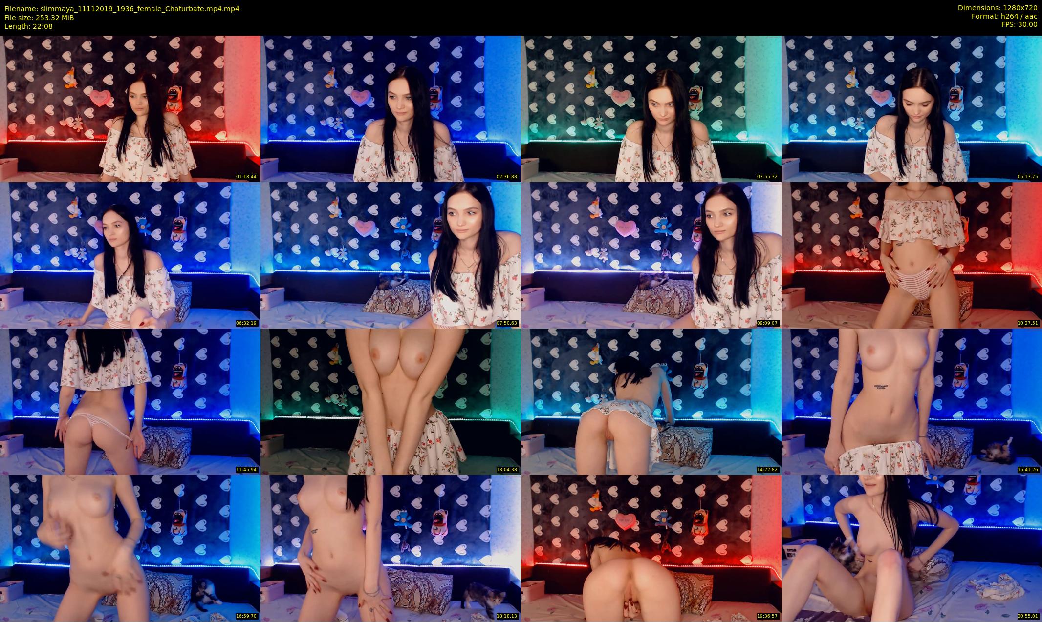 slimmaya — 23 minute Chaturbate female cam show recording, 720p, Nov 11, 2019