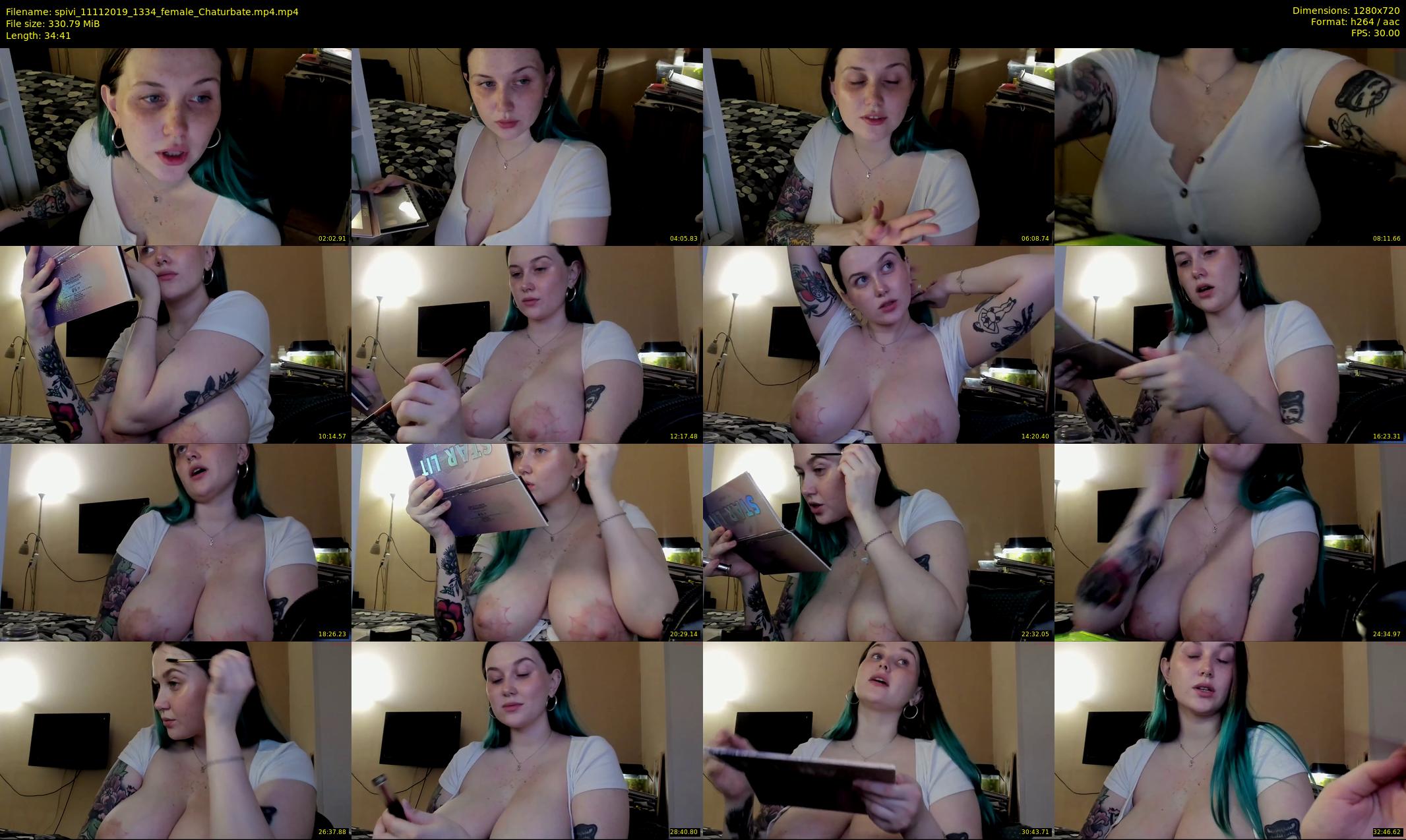 spivi — 35 minute Chaturbate female cam show recording, 720p, Nov 11, 2019