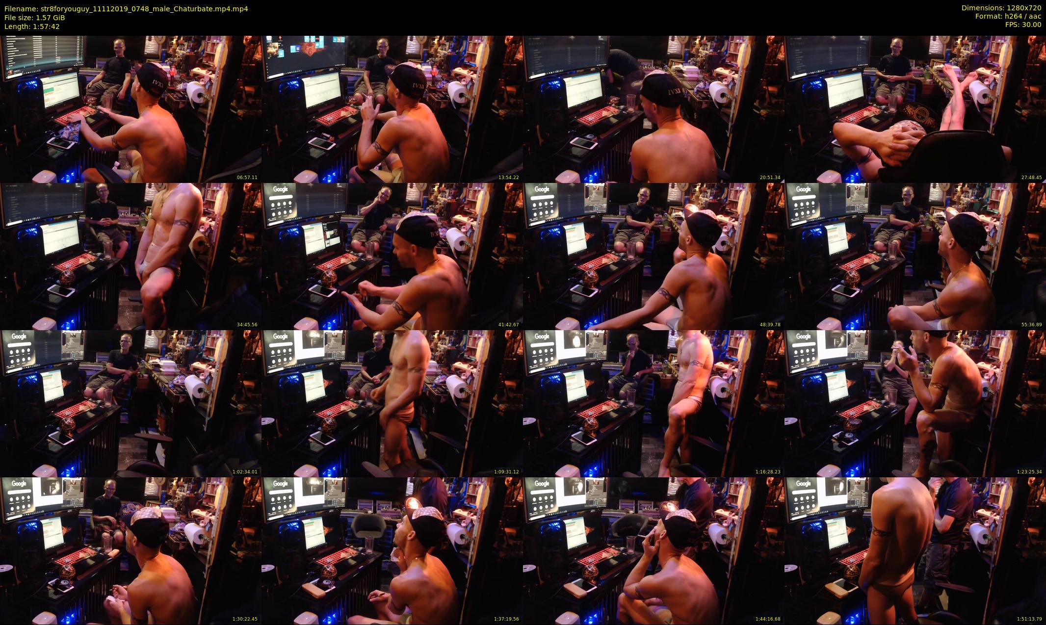 str8foryouguy — 118 minute Chaturbate male cam show recording, 720p, Nov 11, 2019