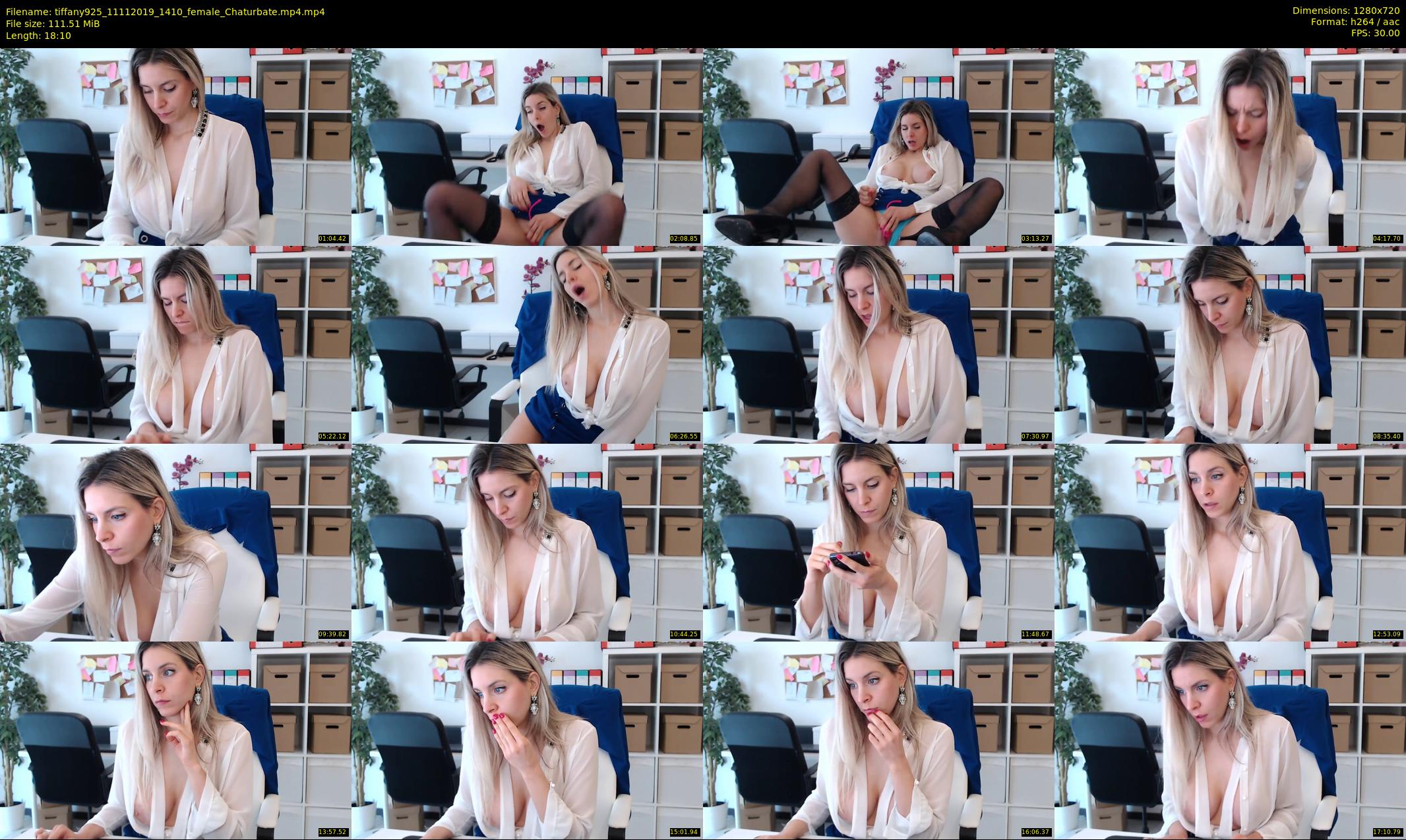 tiffany925 — 19 minute Chaturbate female cam show recording, 720p, Nov 11, 2019