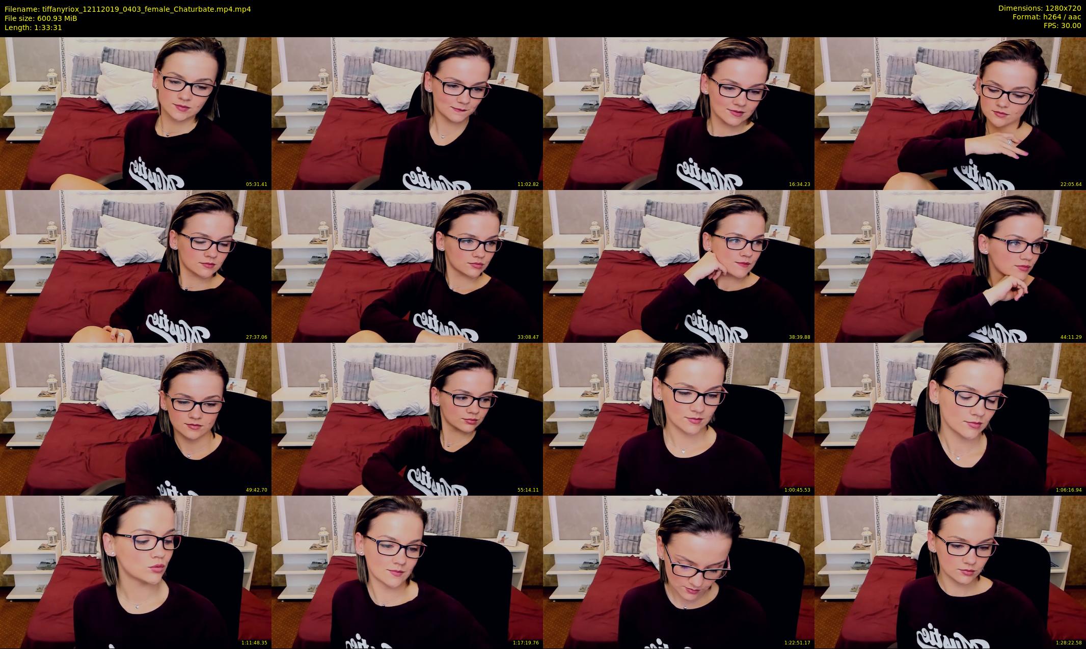 tiffanyriox — 94 minute Chaturbate female cam show recording, 720p, Nov 12, 2019
