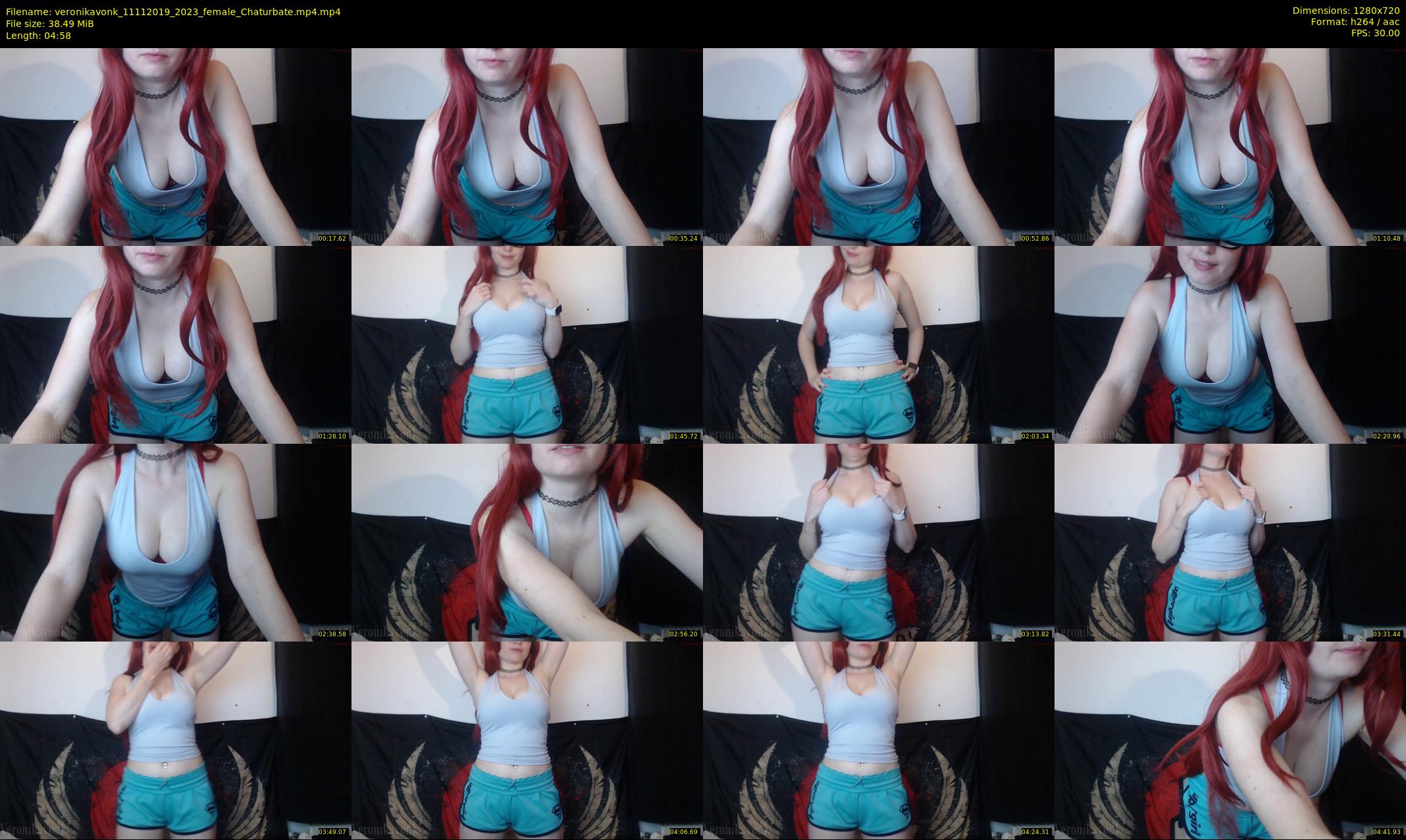 veronikavonk — 5 minute Chaturbate female cam show recording, 720p, Nov 11, 2019