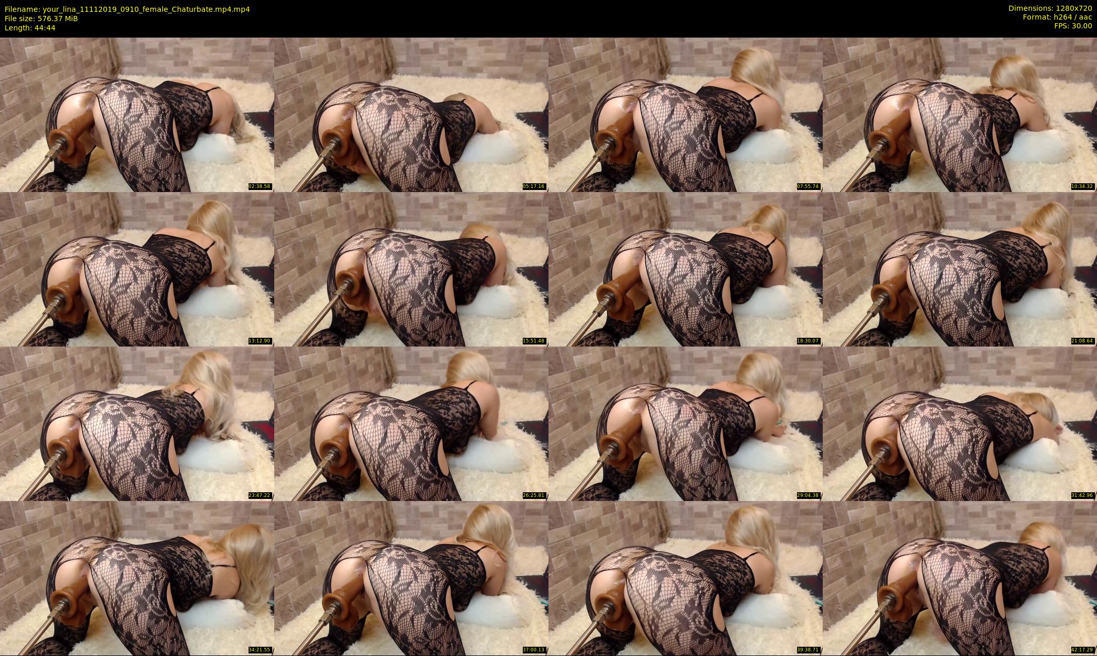 your_lina — 45 minute Chaturbate female cam show recording, 720p, Nov 11, 2019