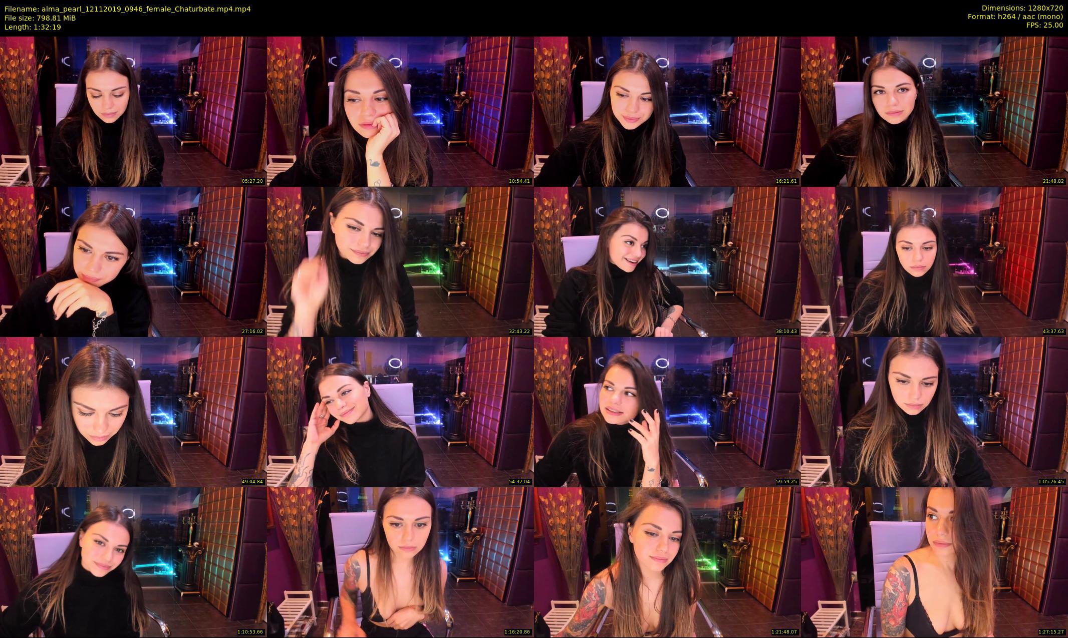 alma_pearl — 93 minute Chaturbate female cam show recording, 720p, Nov 12, 2019