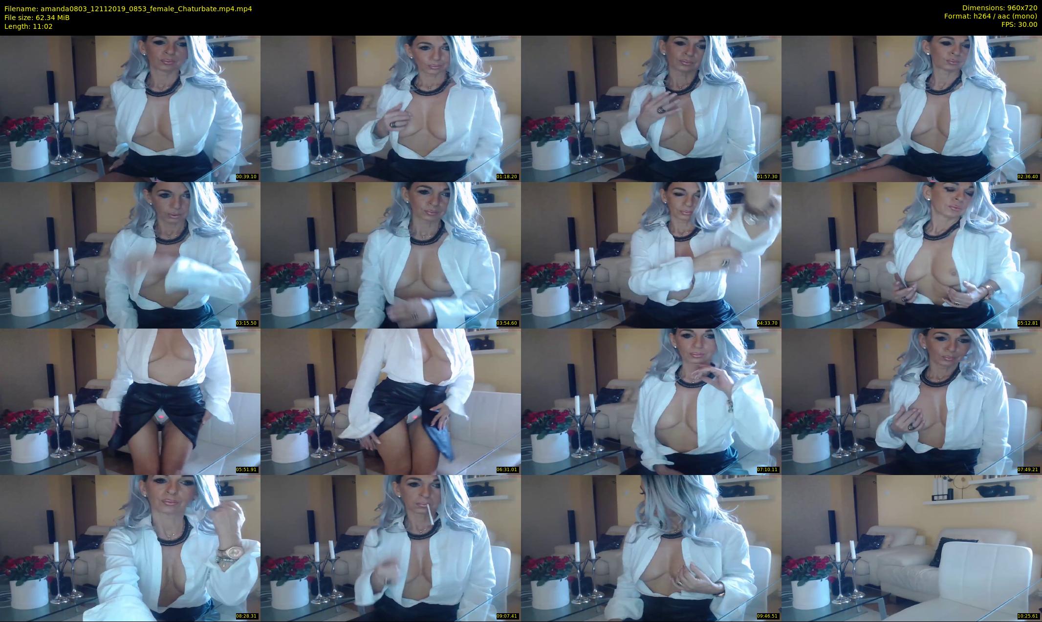 amanda0803 — 12 minute Chaturbate female cam show recording, 720p, Nov 12, 2019