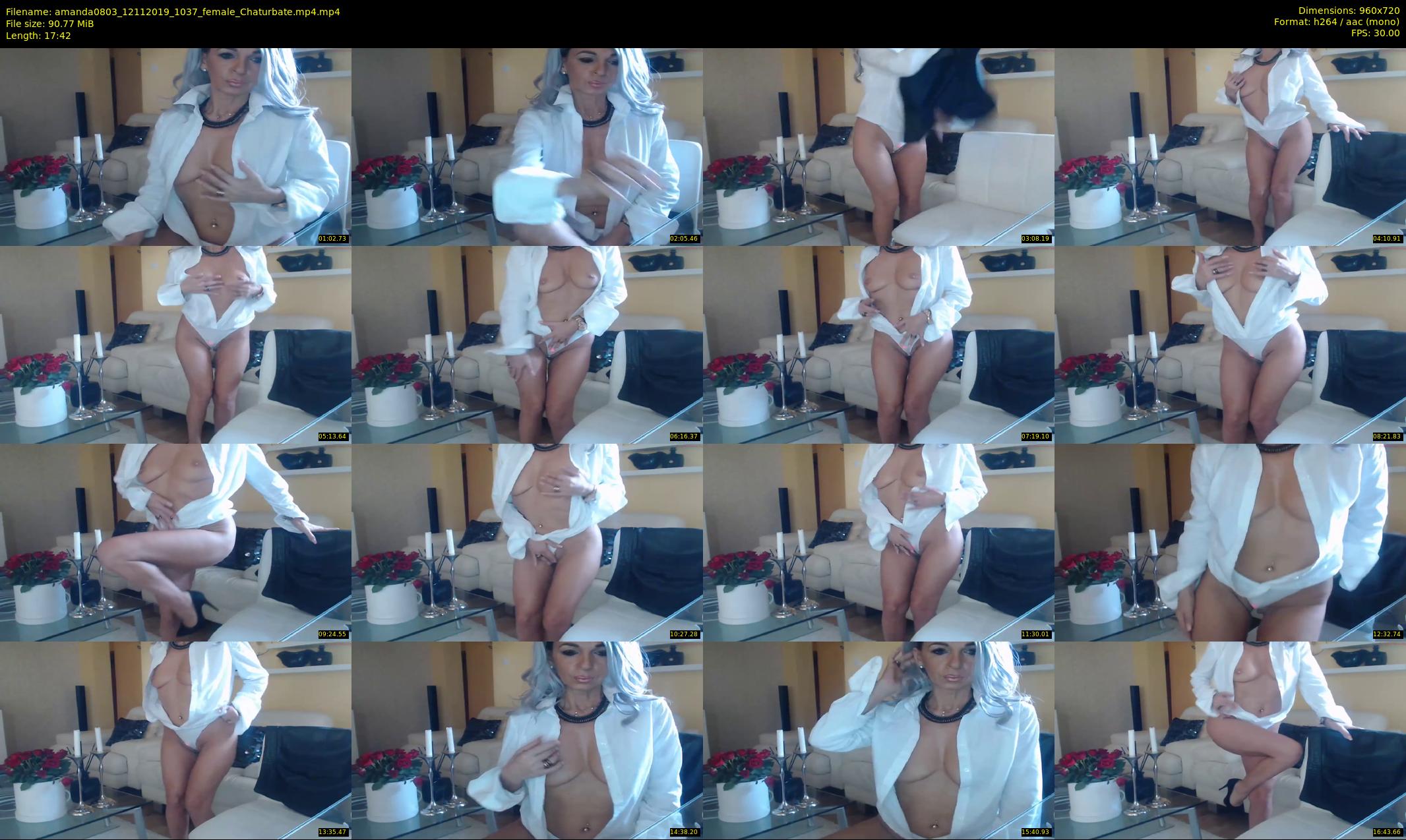 amanda0803 — 18 minute Chaturbate female cam show recording, 720p, Nov 12, 2019