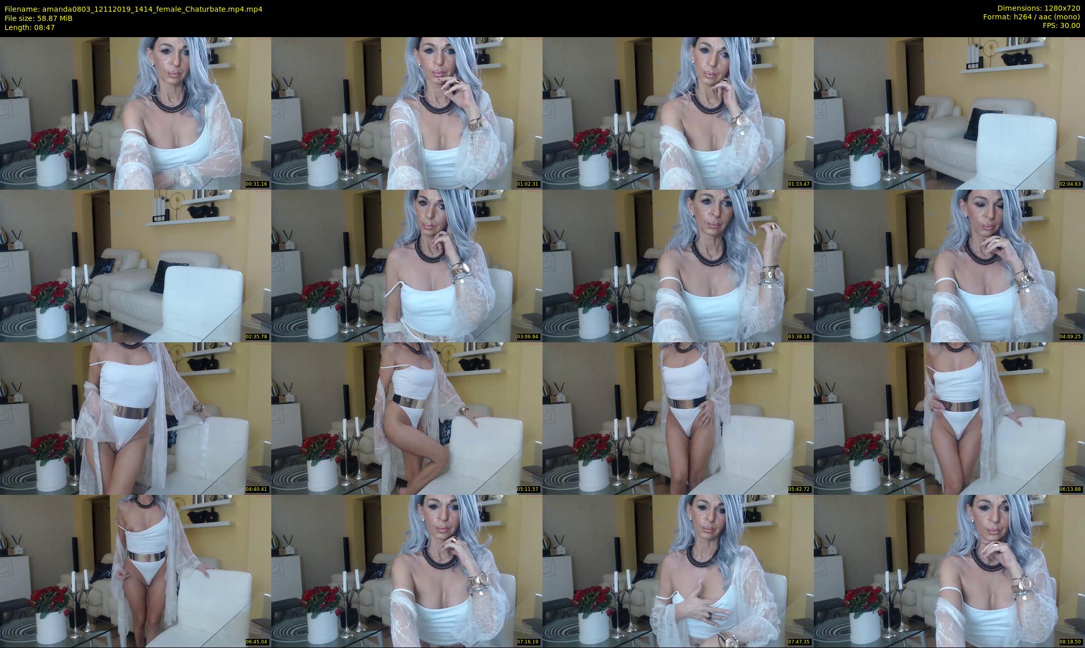 amanda0803 — 9 minute Chaturbate female cam show recording, 720p, Nov 12, 2019