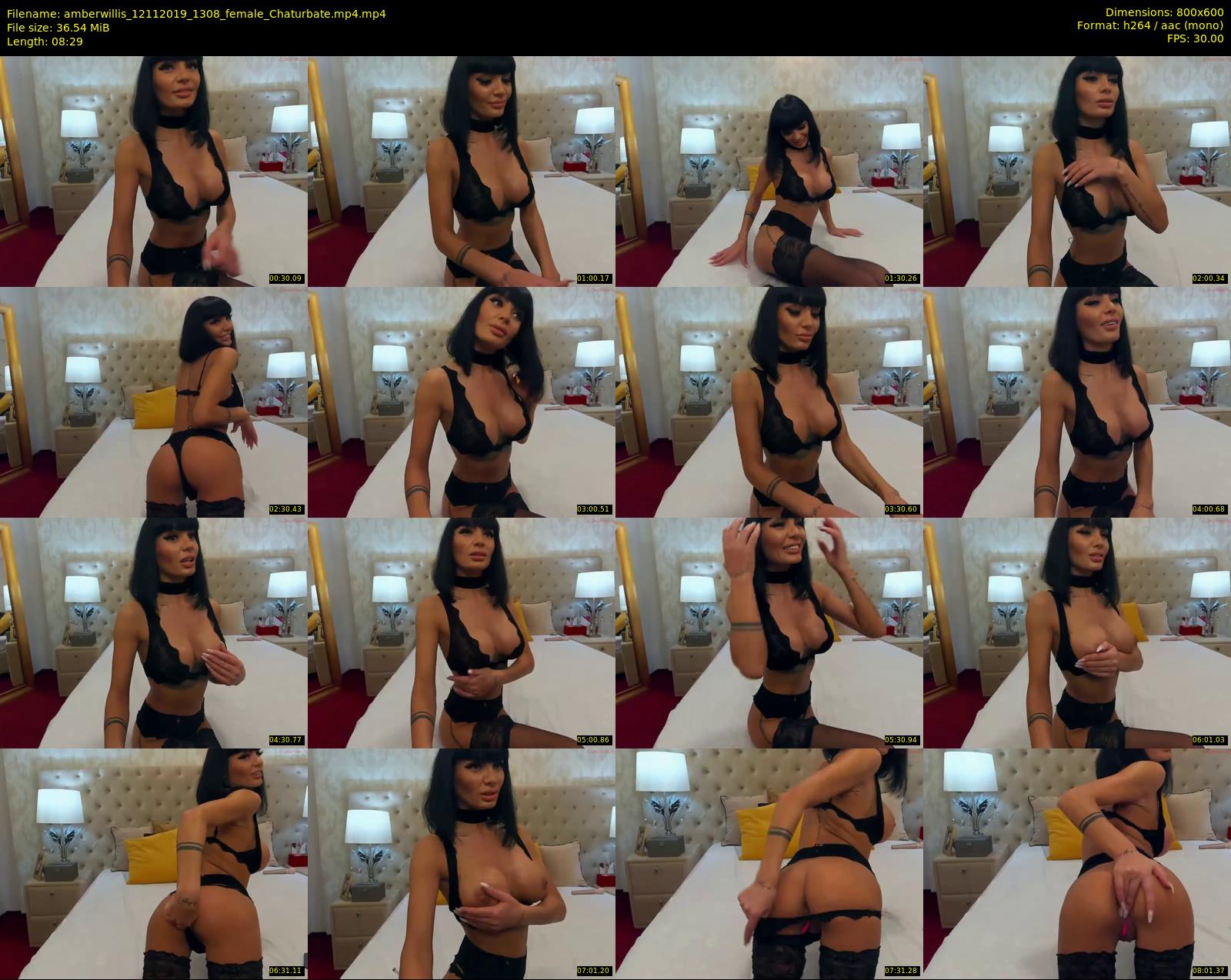 amberwillis — 9 minute Chaturbate female cam show recording, 480p, Nov 12, 2019