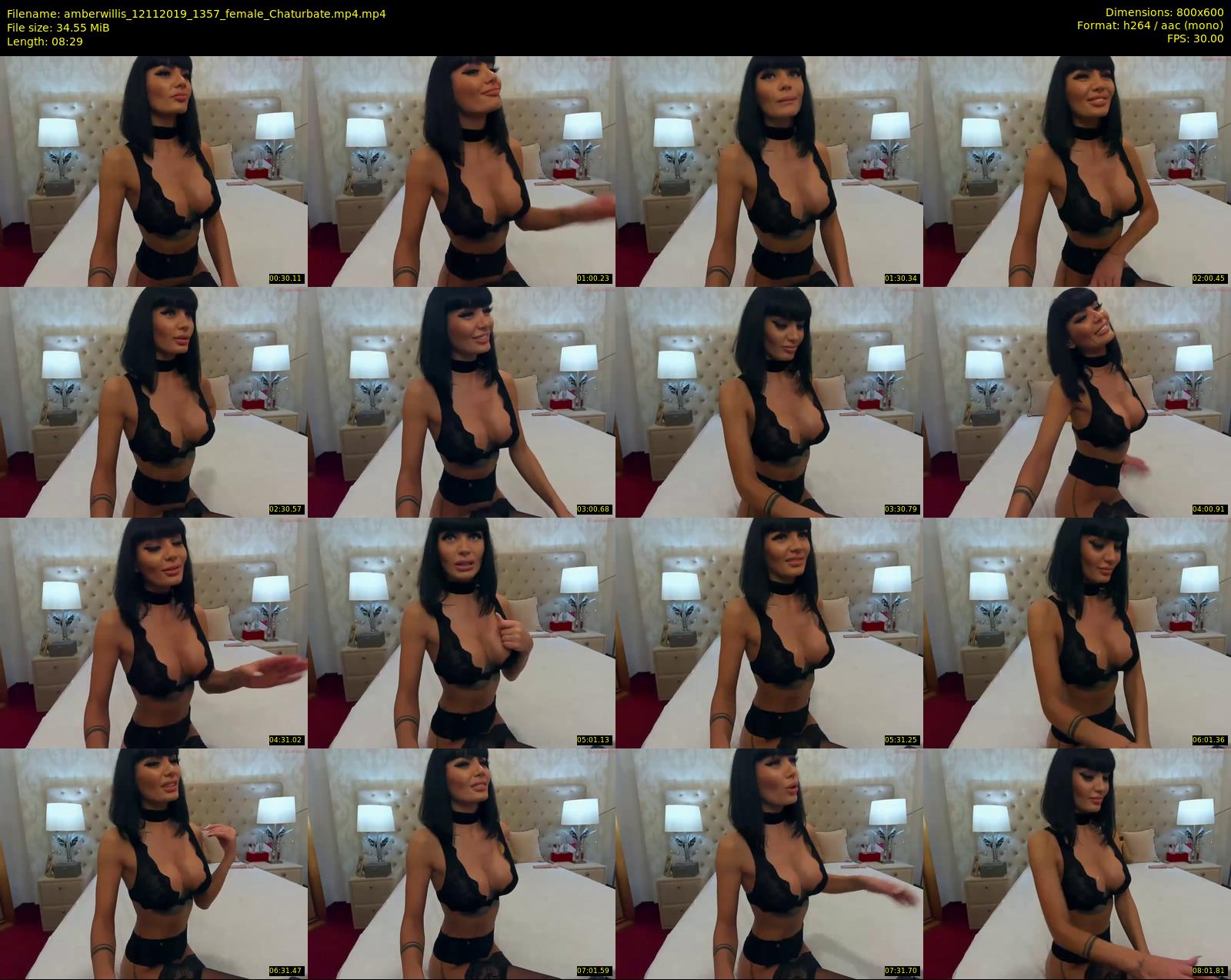 amberwillis — 9 minute Chaturbate female cam show recording, 480p, Nov 12, 2019