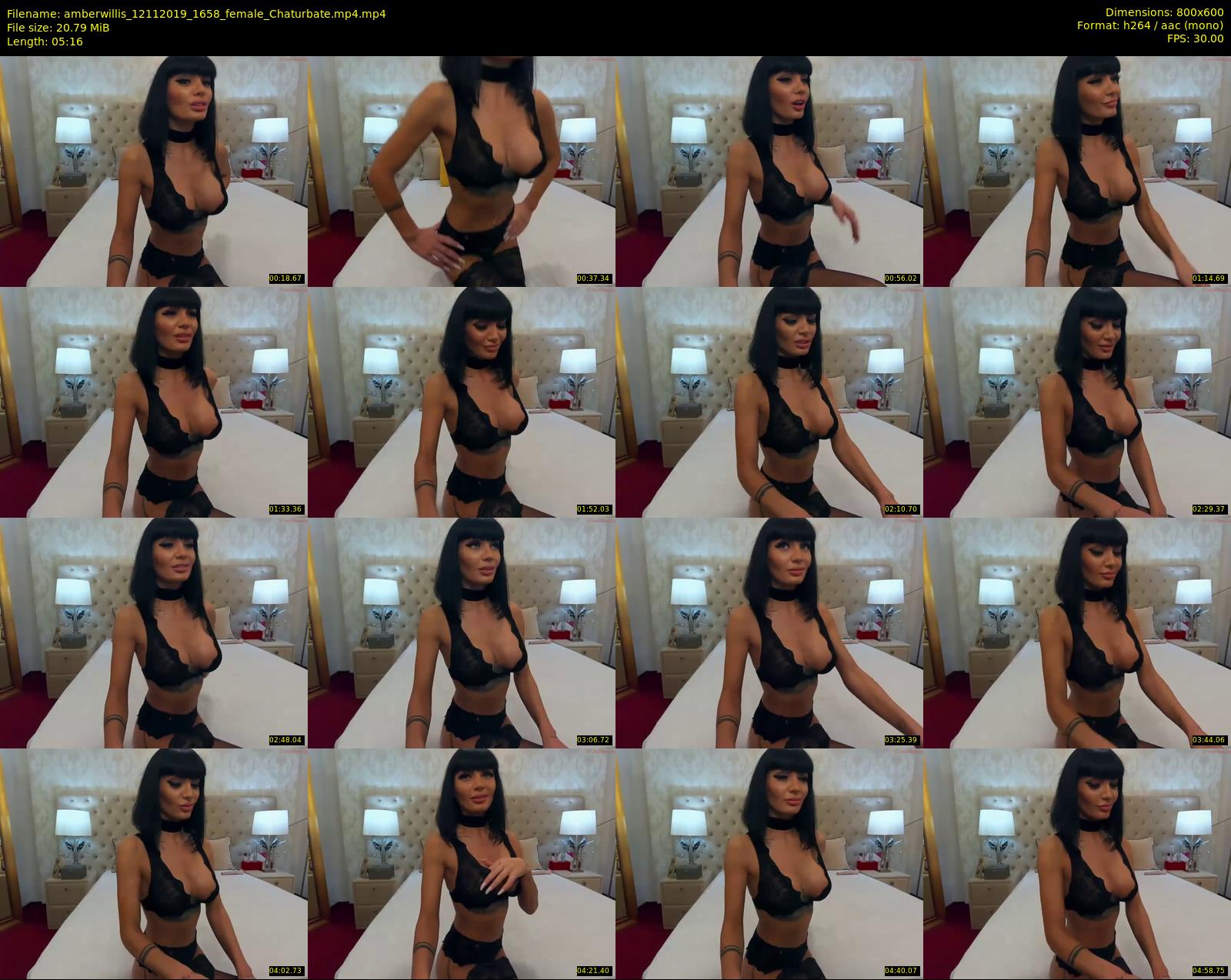 amberwillis — 6 minute Chaturbate female cam show recording, 480p, Nov 12, 2019