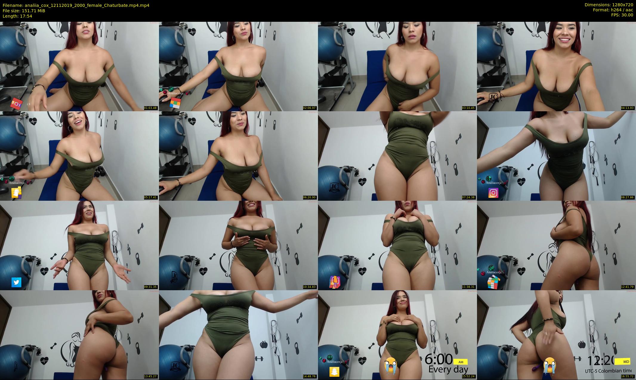 analiia_cox — 18 minute Chaturbate female cam show recording, 720p, Nov 12, 2019