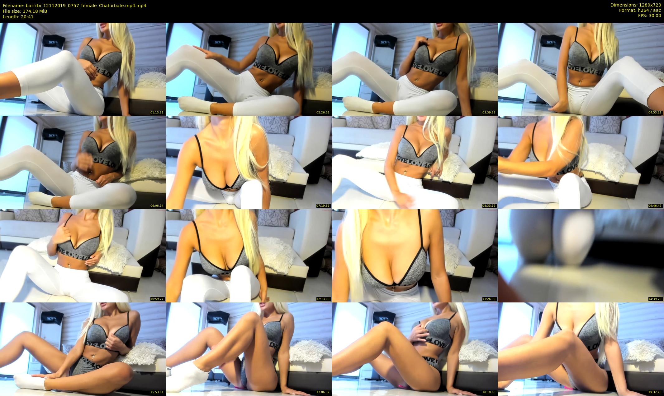 barrrbi — 21 minute Chaturbate female cam show recording, 720p, Nov 12, 2019