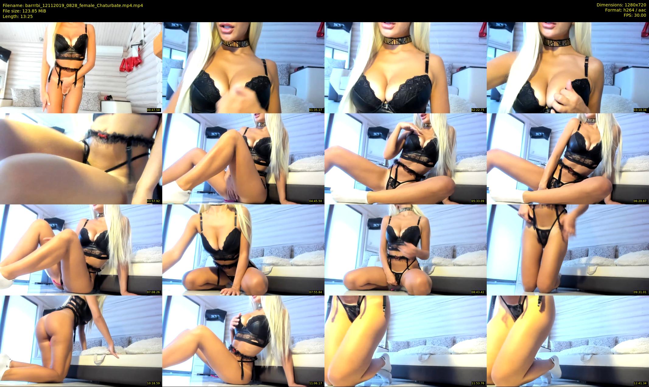 barrrbi — 14 minute Chaturbate female cam show recording, 720p, Nov 12, 2019
