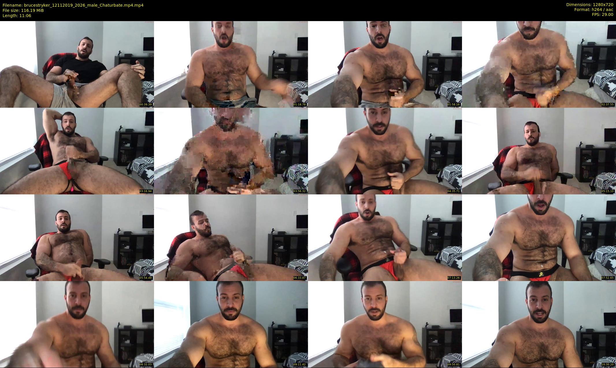 brucestryker — 12 minute Chaturbate male cam show recording, 720p, Nov 12, 2019