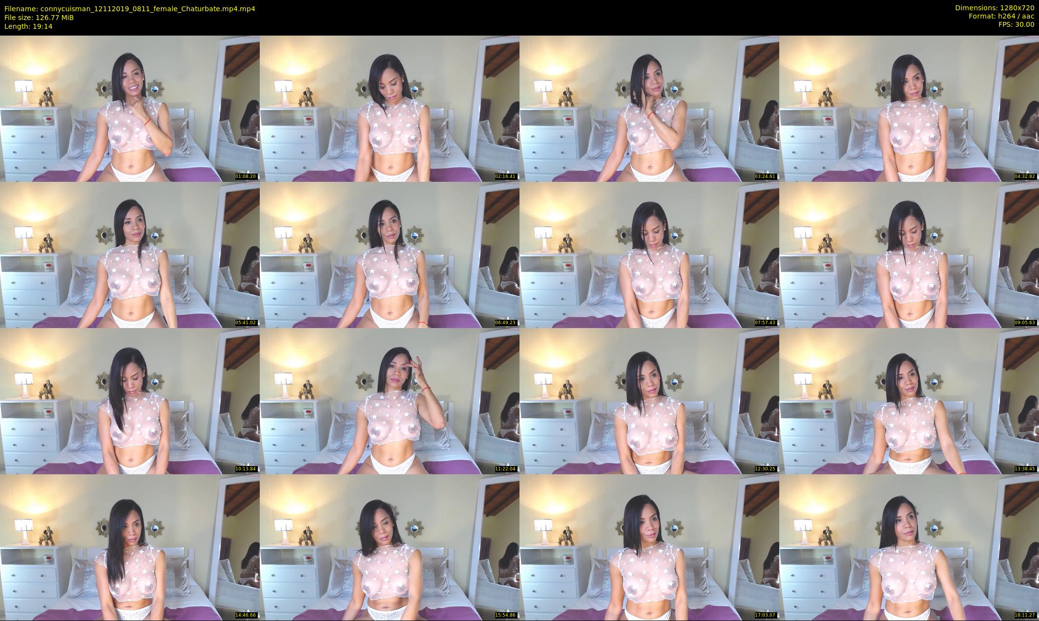 connycuisman — 20 minute Chaturbate female cam show recording, 720p, Nov 12, 2019