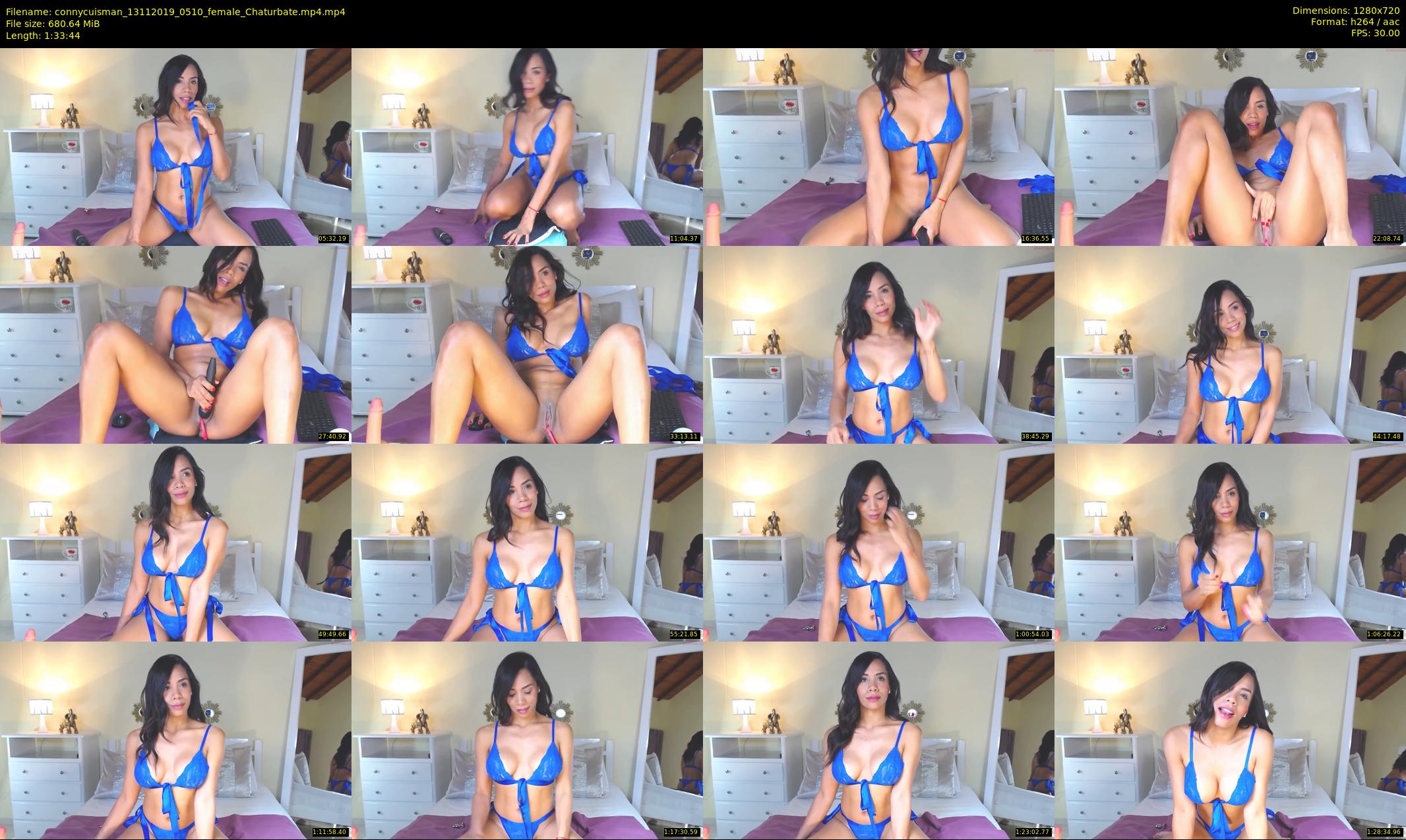 connycuisman — 94 minute Chaturbate female cam show recording, 720p, Nov 13, 2019